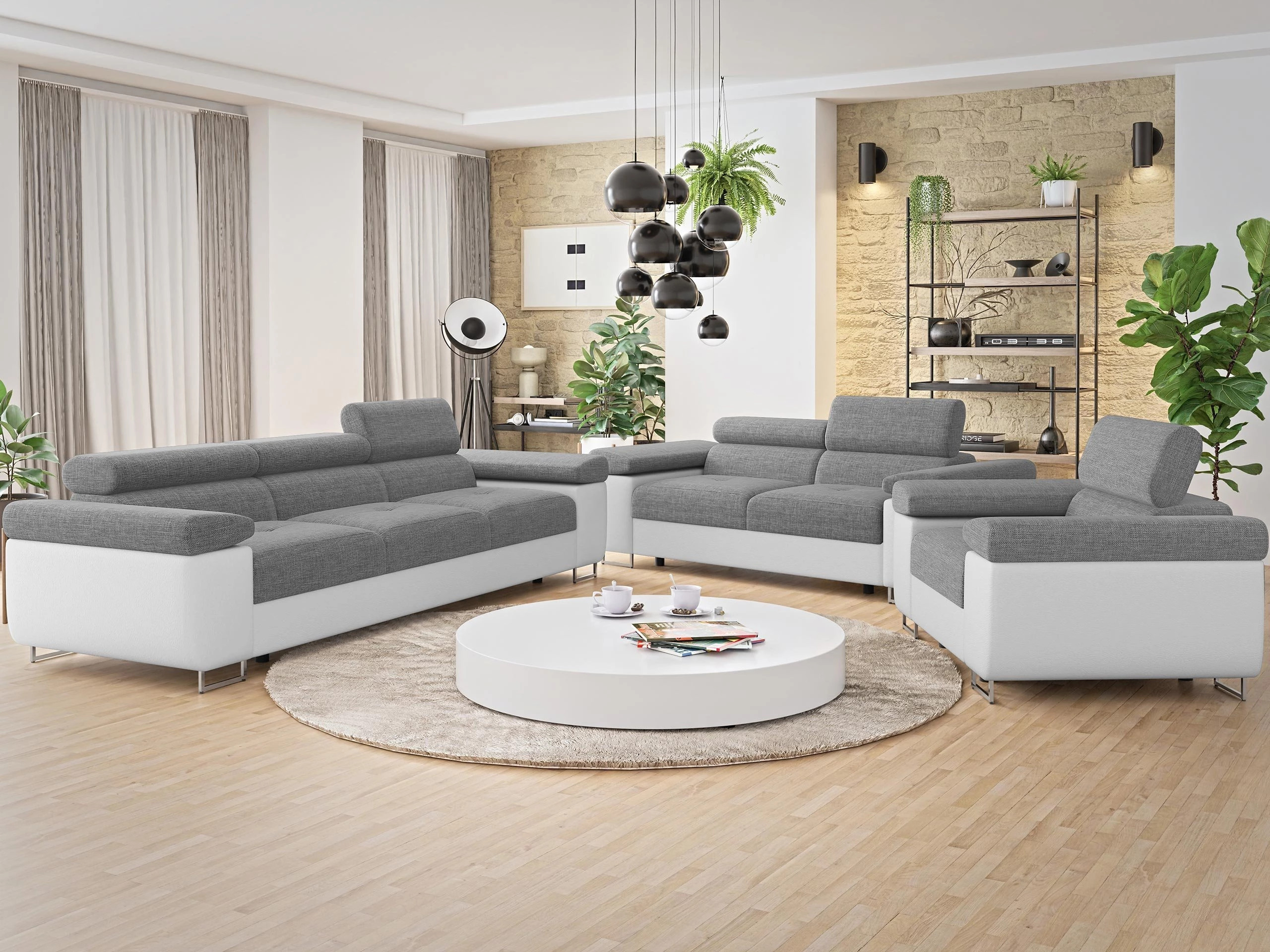 Tapecirani namještaj Comfivo Vinetum (Soft 017 + Lux 05)