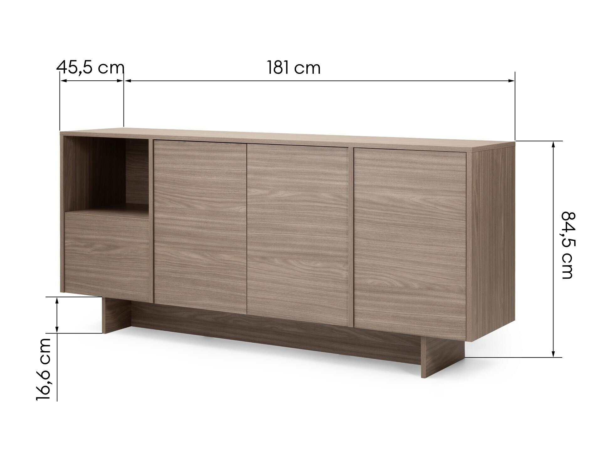 Ormarić Sosone 100 (Tamni hrast)