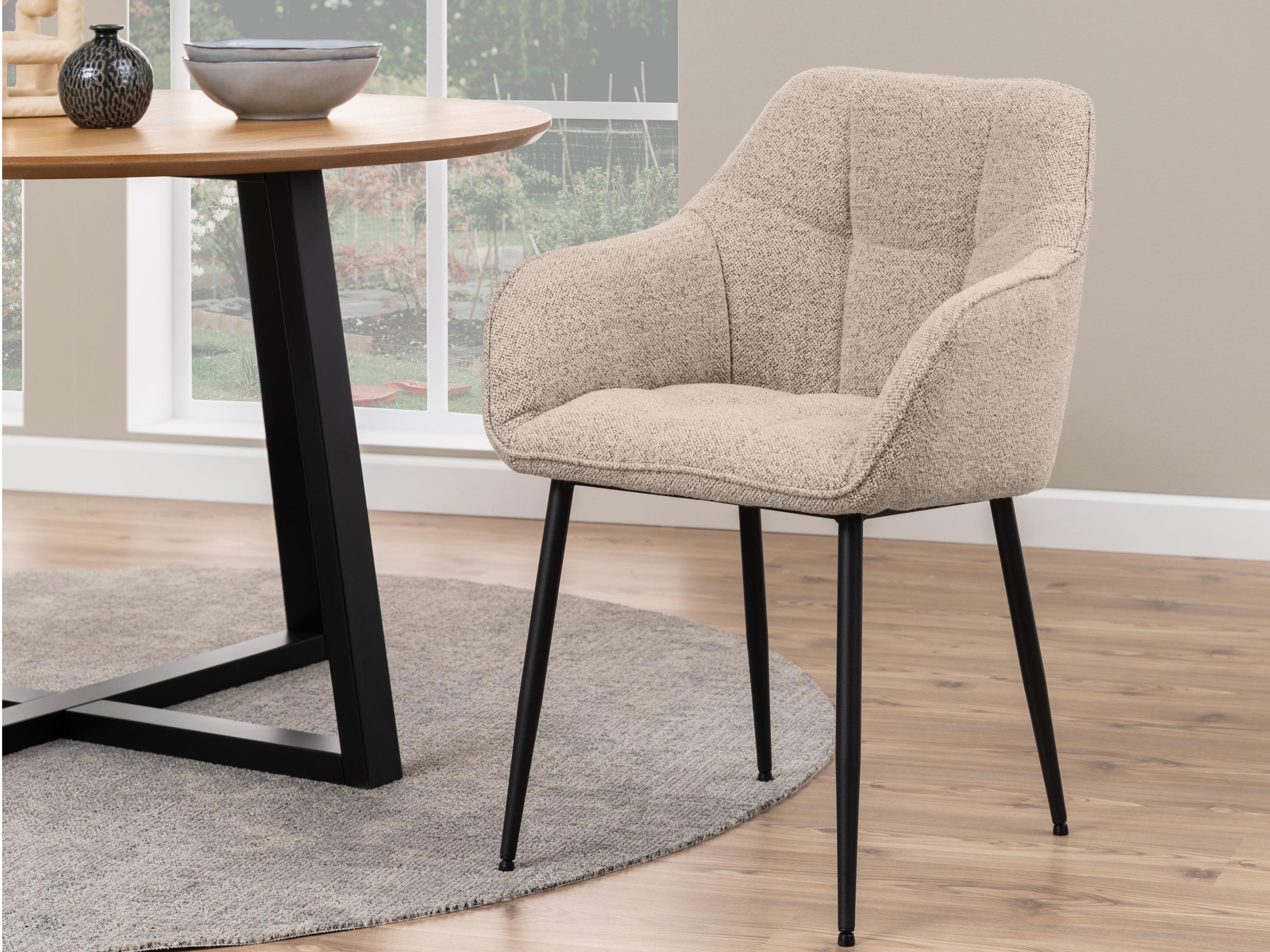 Stolica Norsica 454 (Bež + Crna)