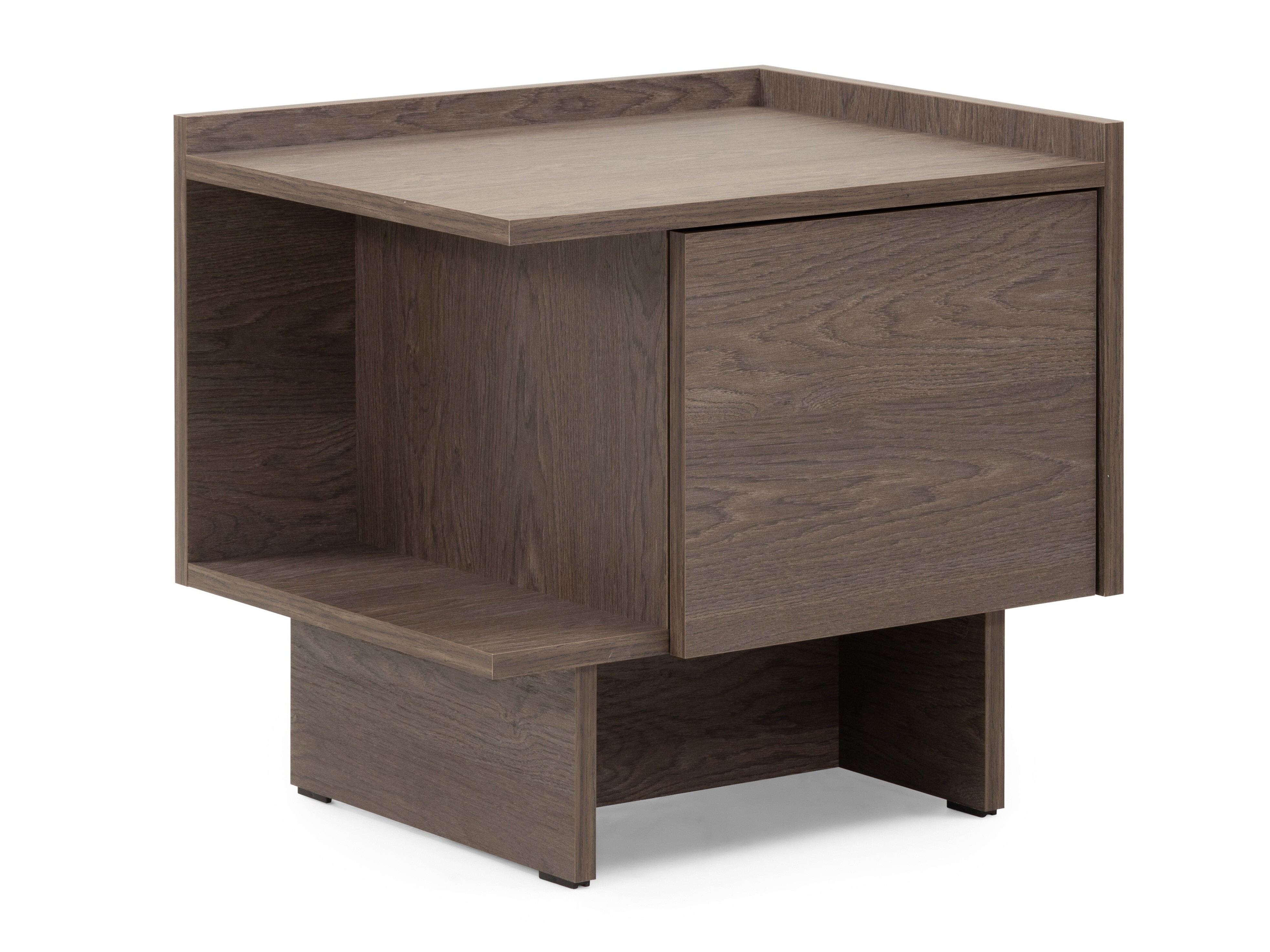 Noćni ormarić Sosone 102 (Tamno drvo)