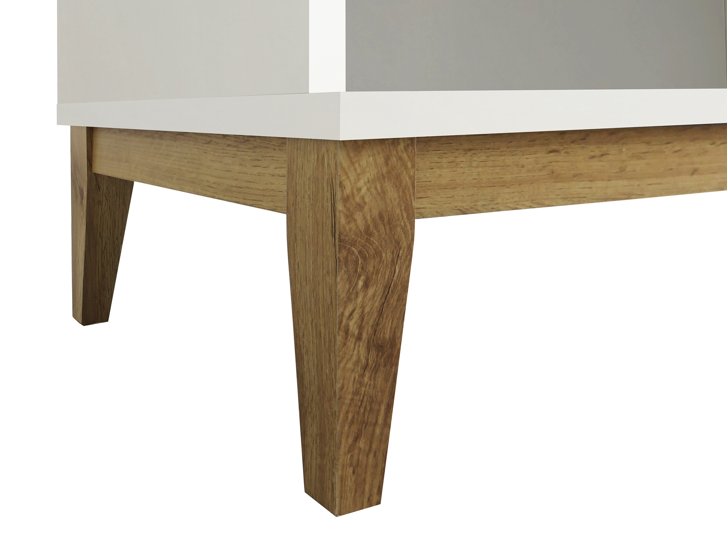 Polica Felmelo 101 (Bijela + Hrast Wotan)