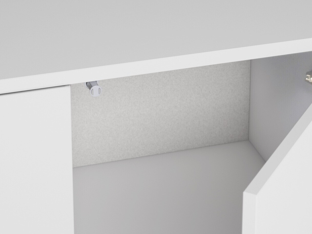 TV stol Felmelo 100 (Bijela + Hrast Wotan)