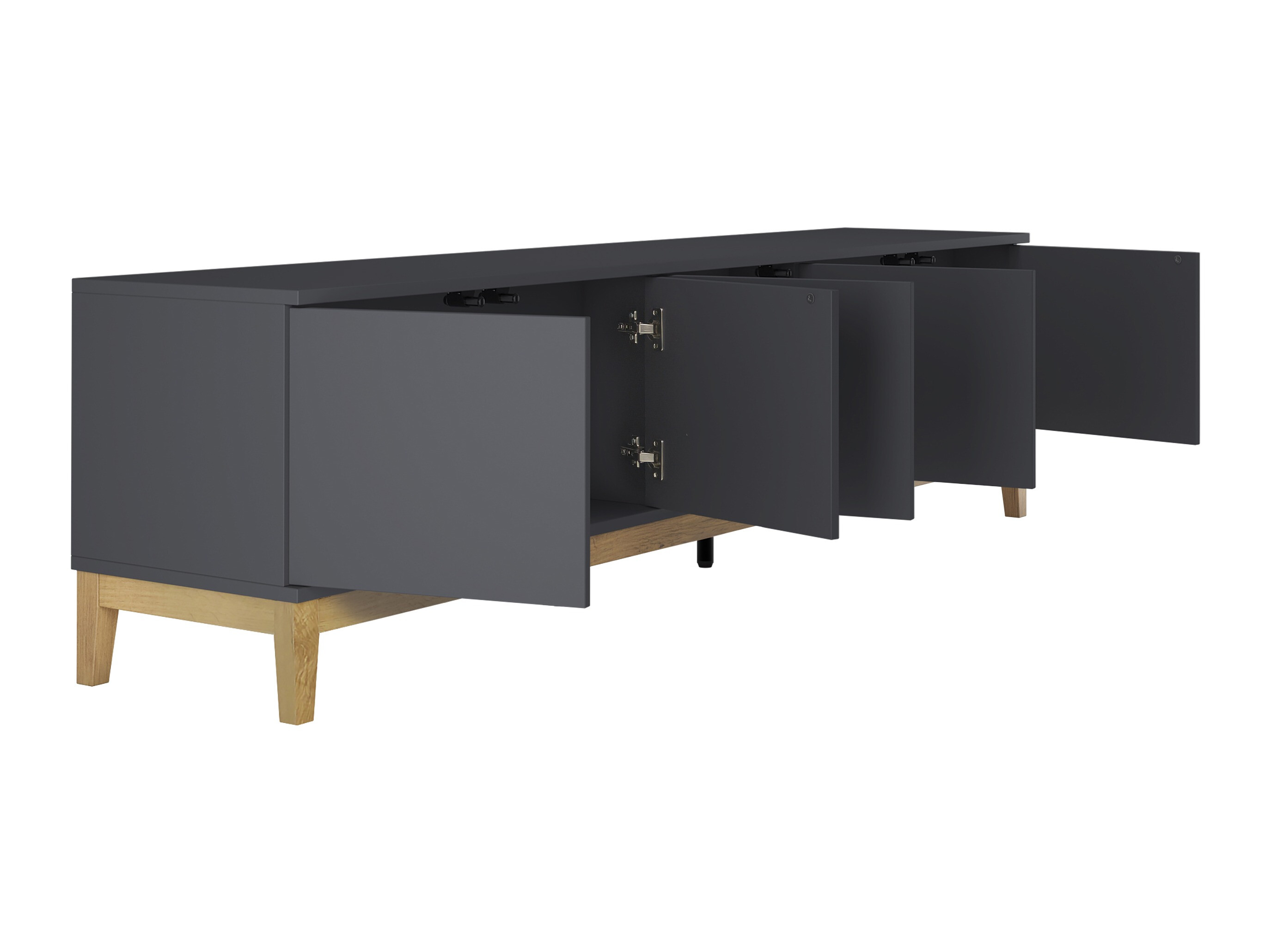 TV stol Felmelo 100 (Siva + Hrast Wotan)