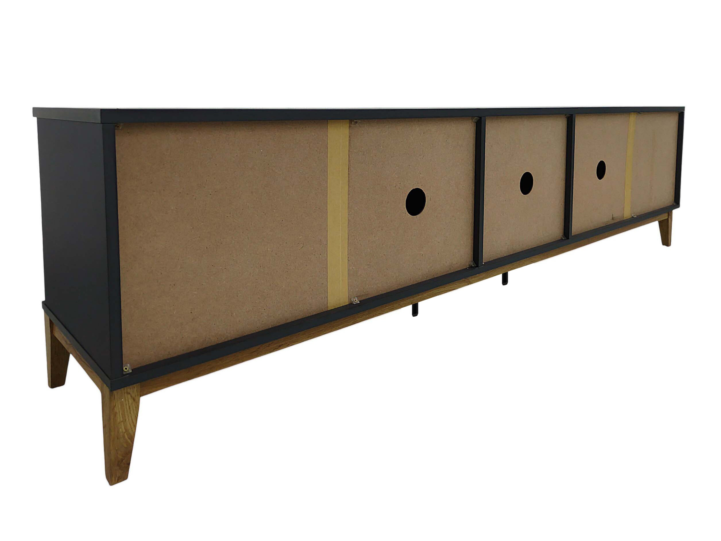 TV stol Felmelo 100 (Siva + Hrast Wotan)