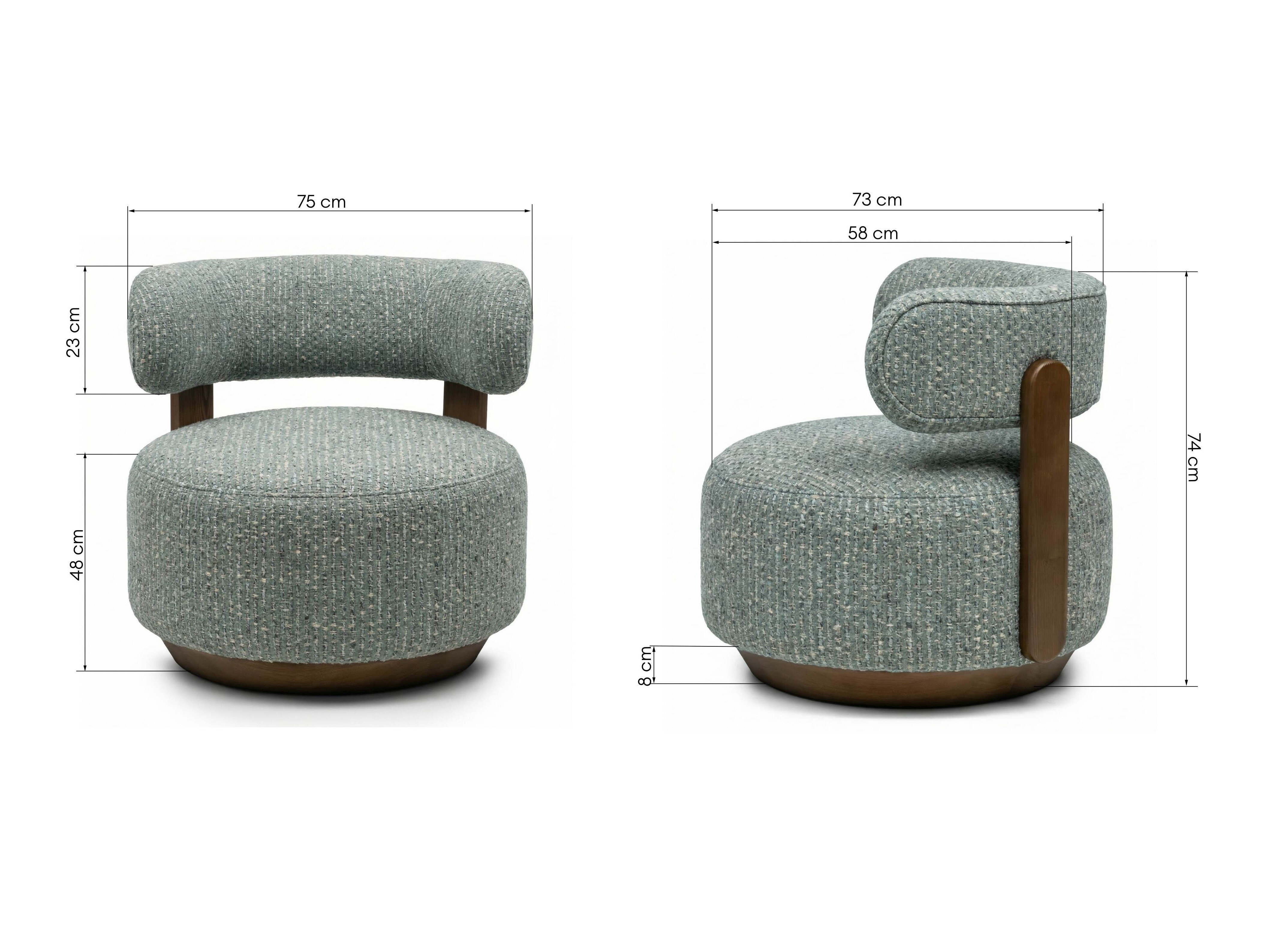 Fotelja Burleson 555 (Plava + Bež)