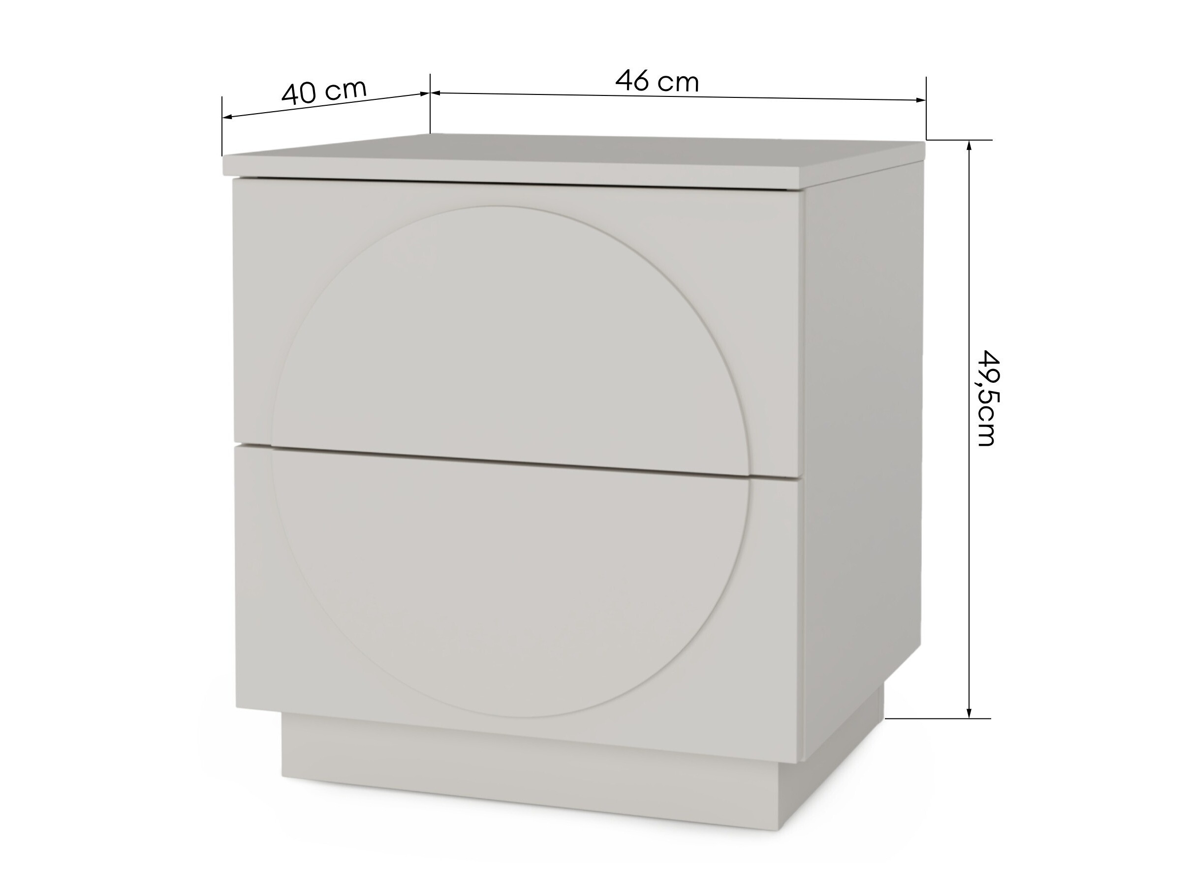 Noćni ormarić Burleson 603 (Kašmir)