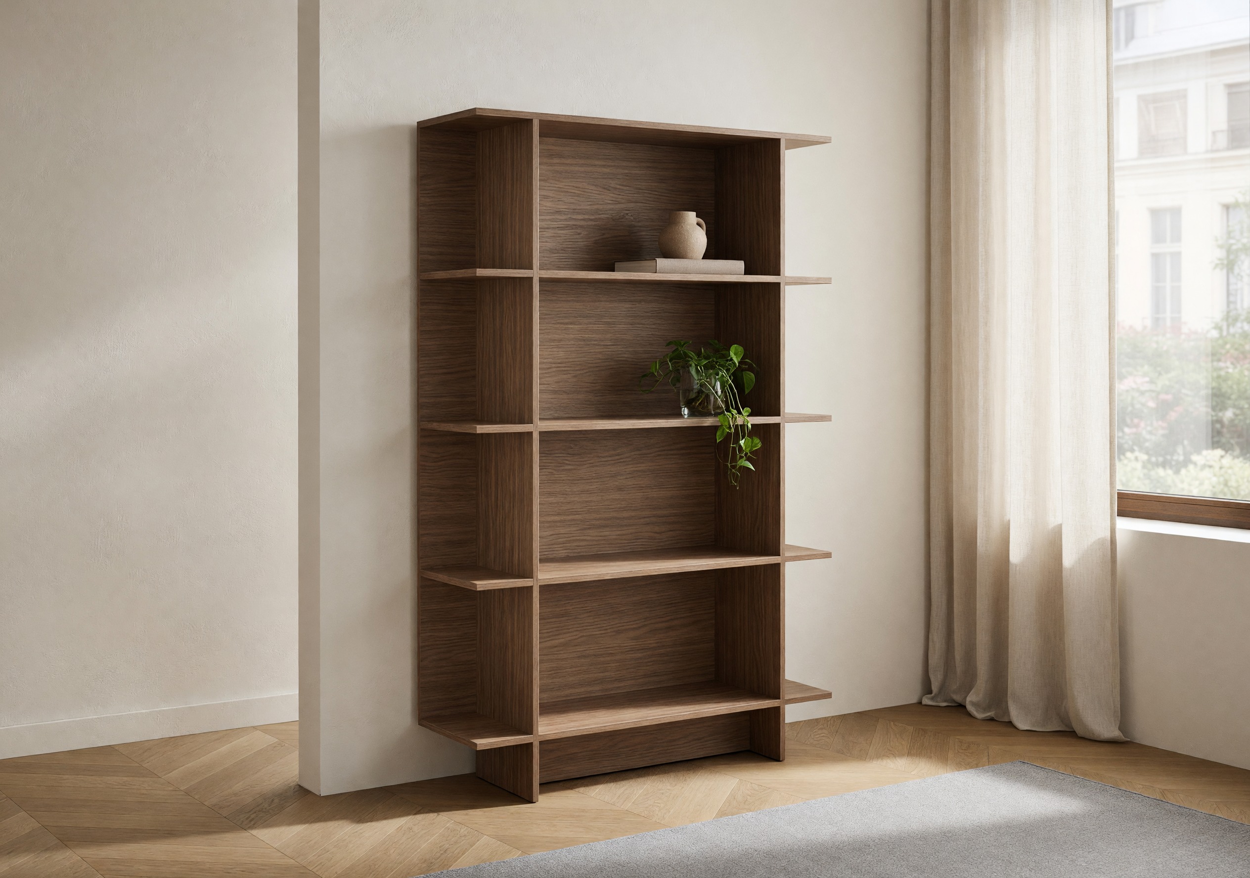 Polica Sosone 101 (Tamni hrast)