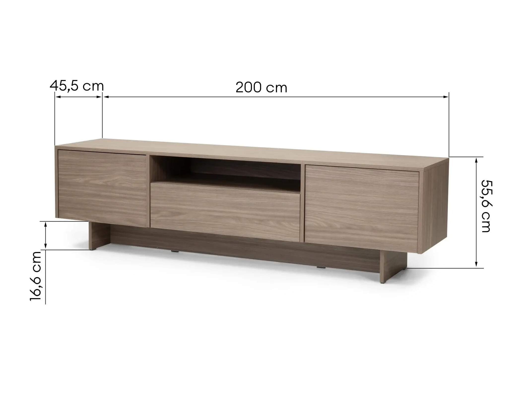 TV stol Sosone 103 (Tamni hrast)