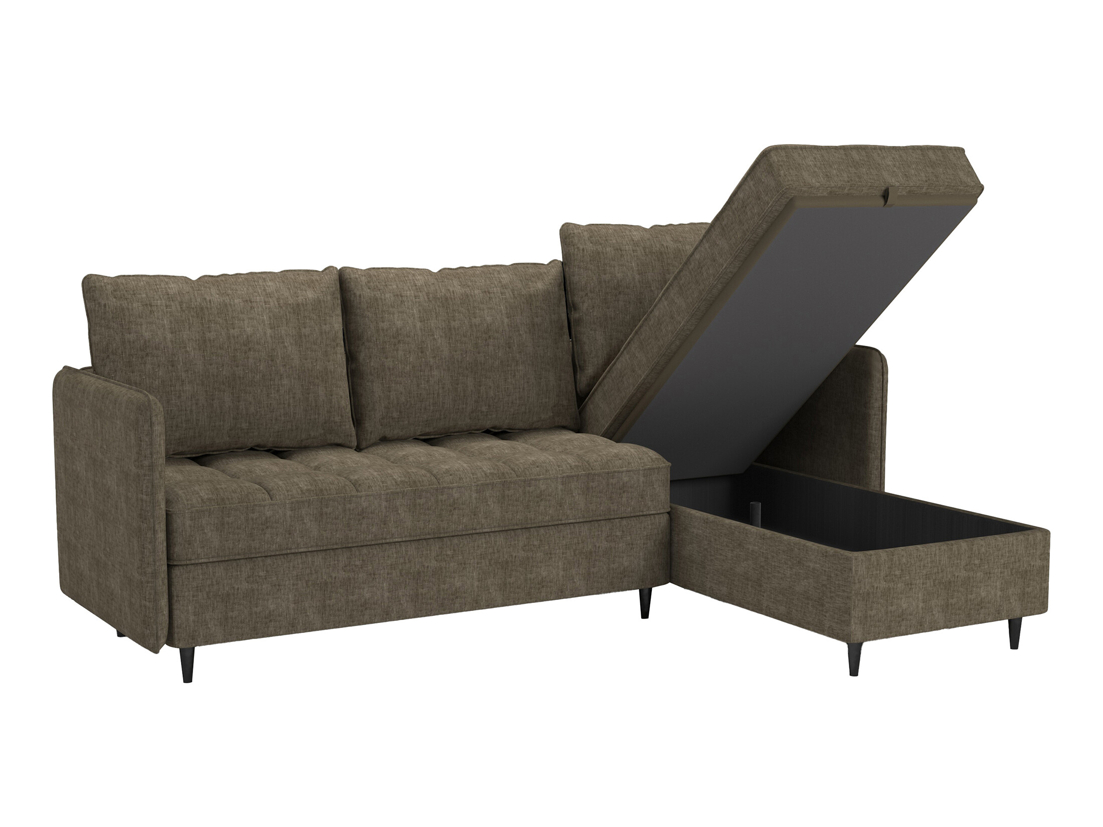 Kutna garnitura Denton 1529 (Smeđa)