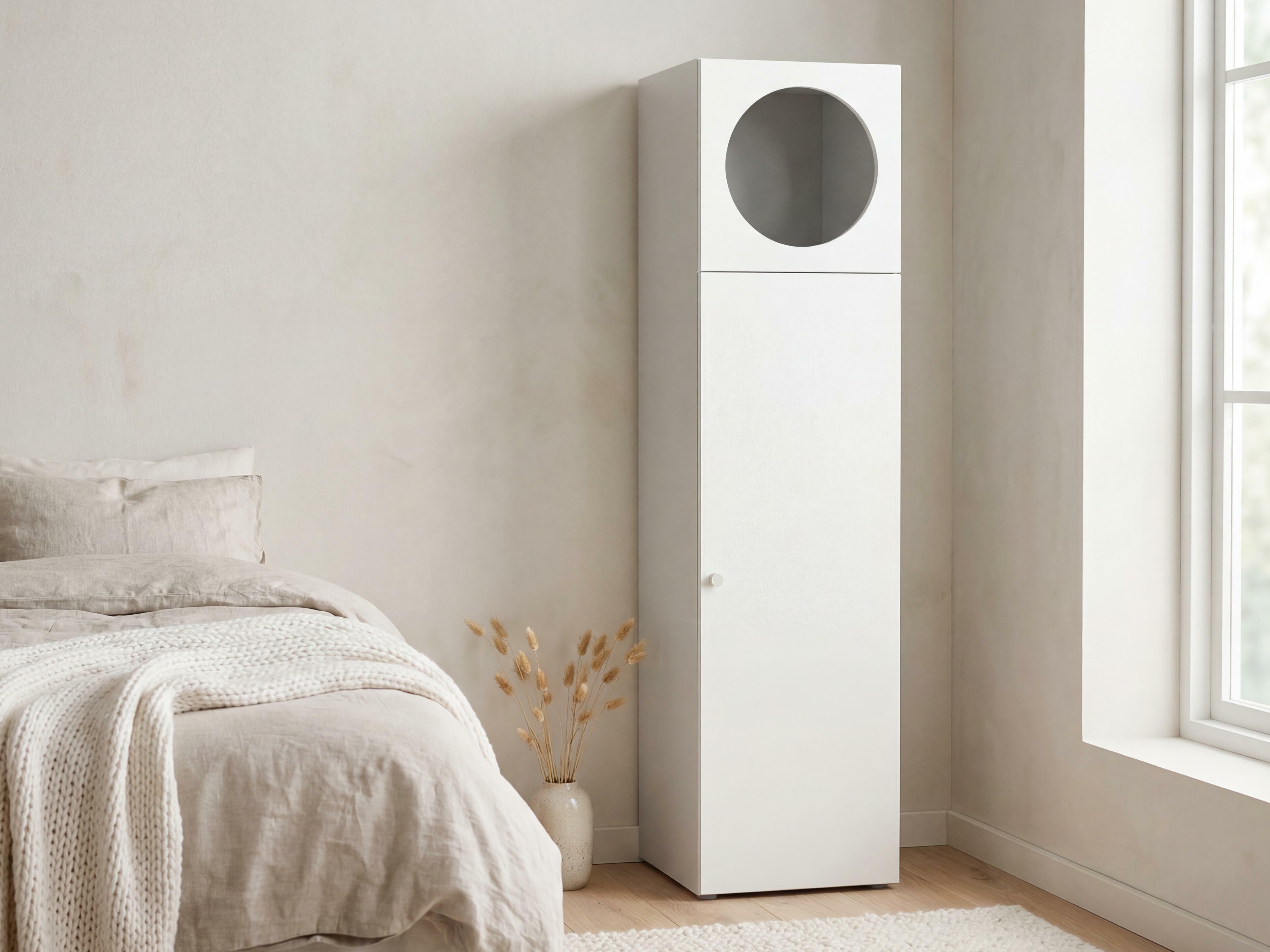 Polica Tornolo 104 (Siva + Bijela)