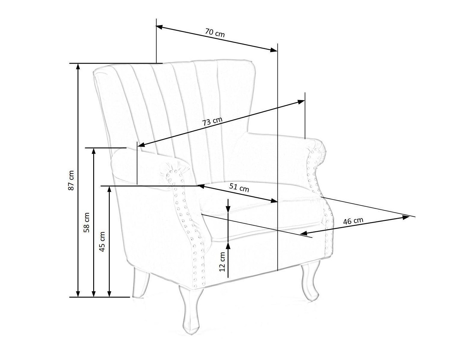 Fotelja Houston 1105 (Siva)