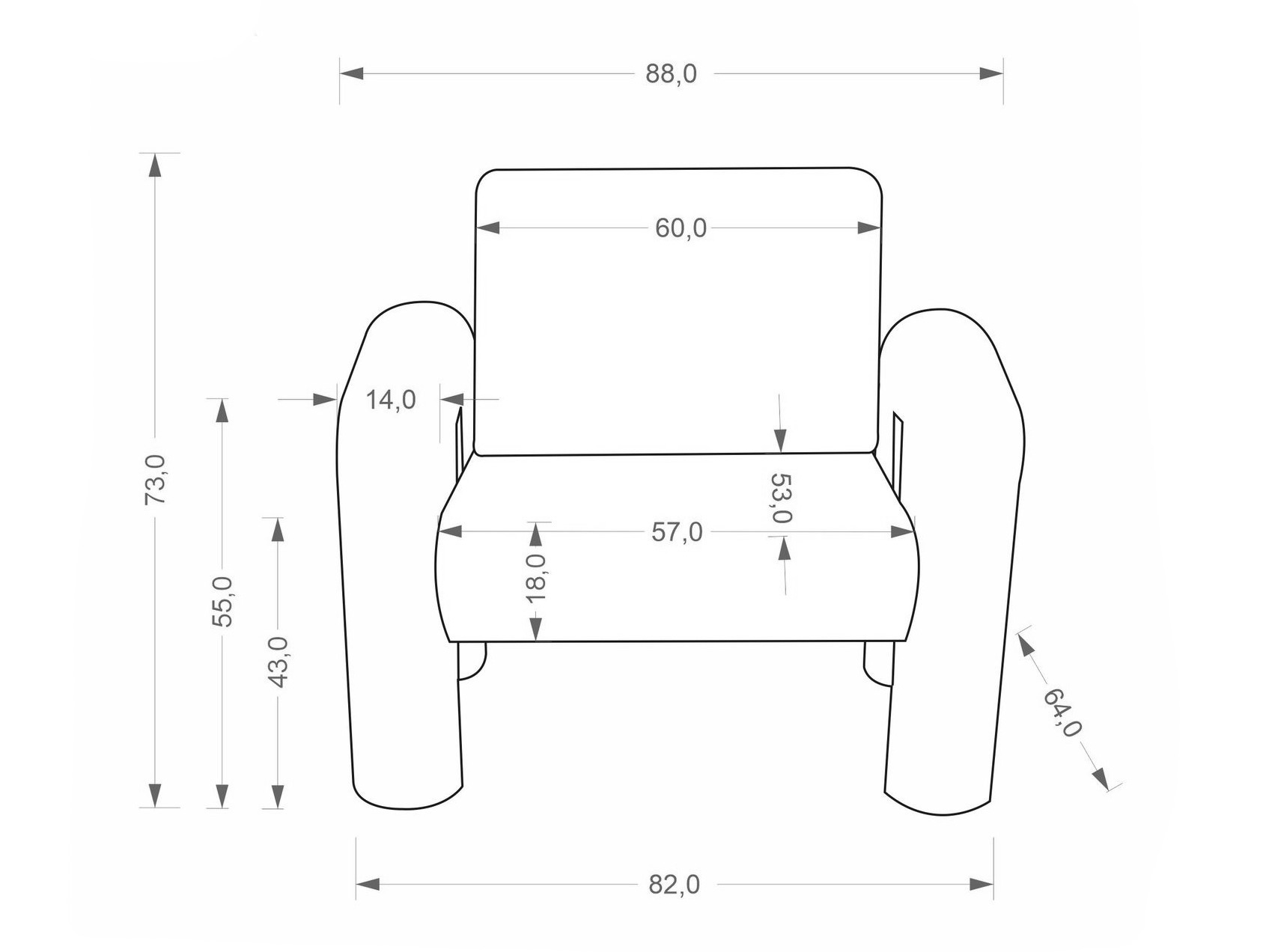 Fotelja Houston 2111