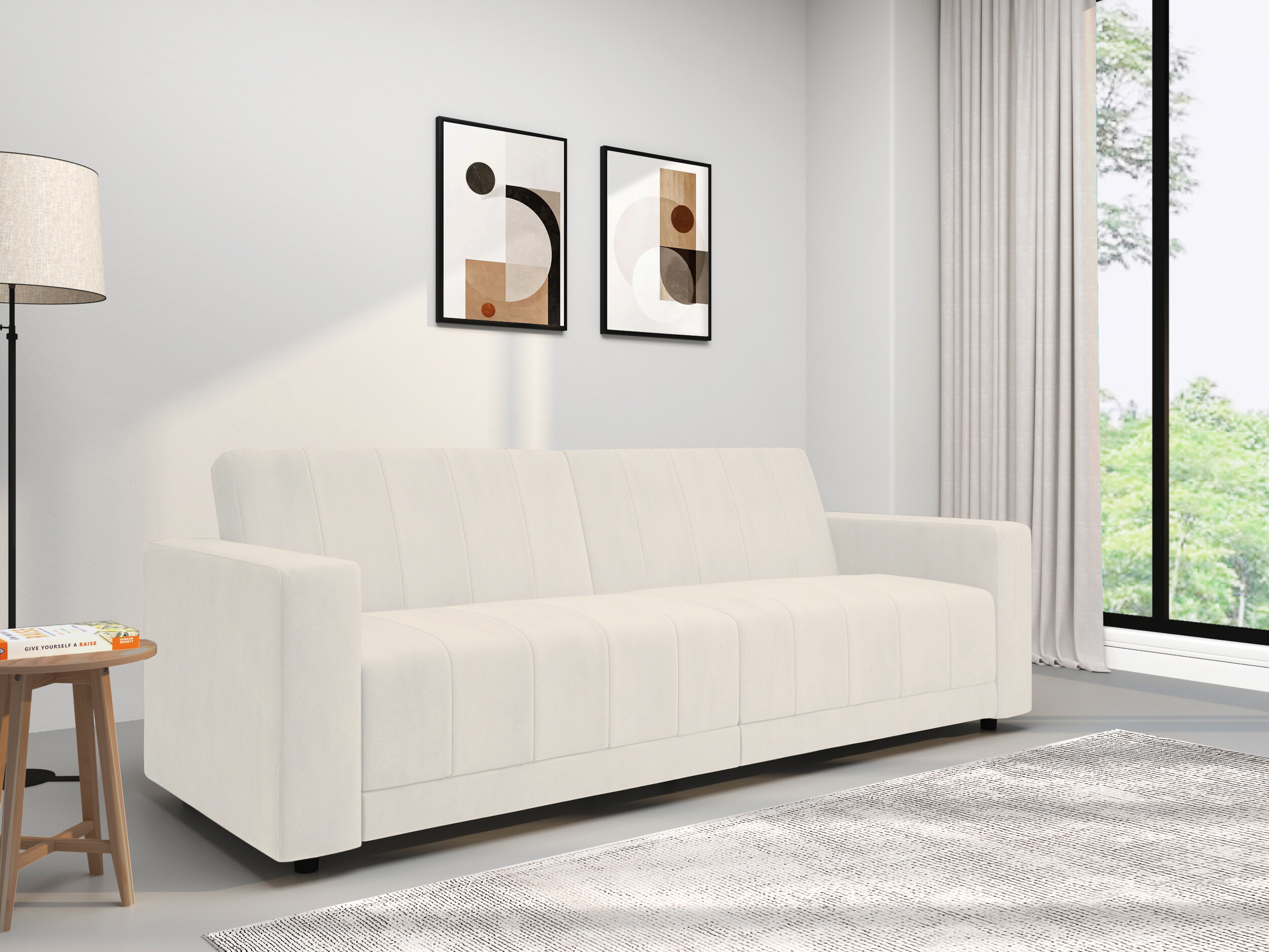 Kauč na razvlačenje Tulsa 679 (Krem)