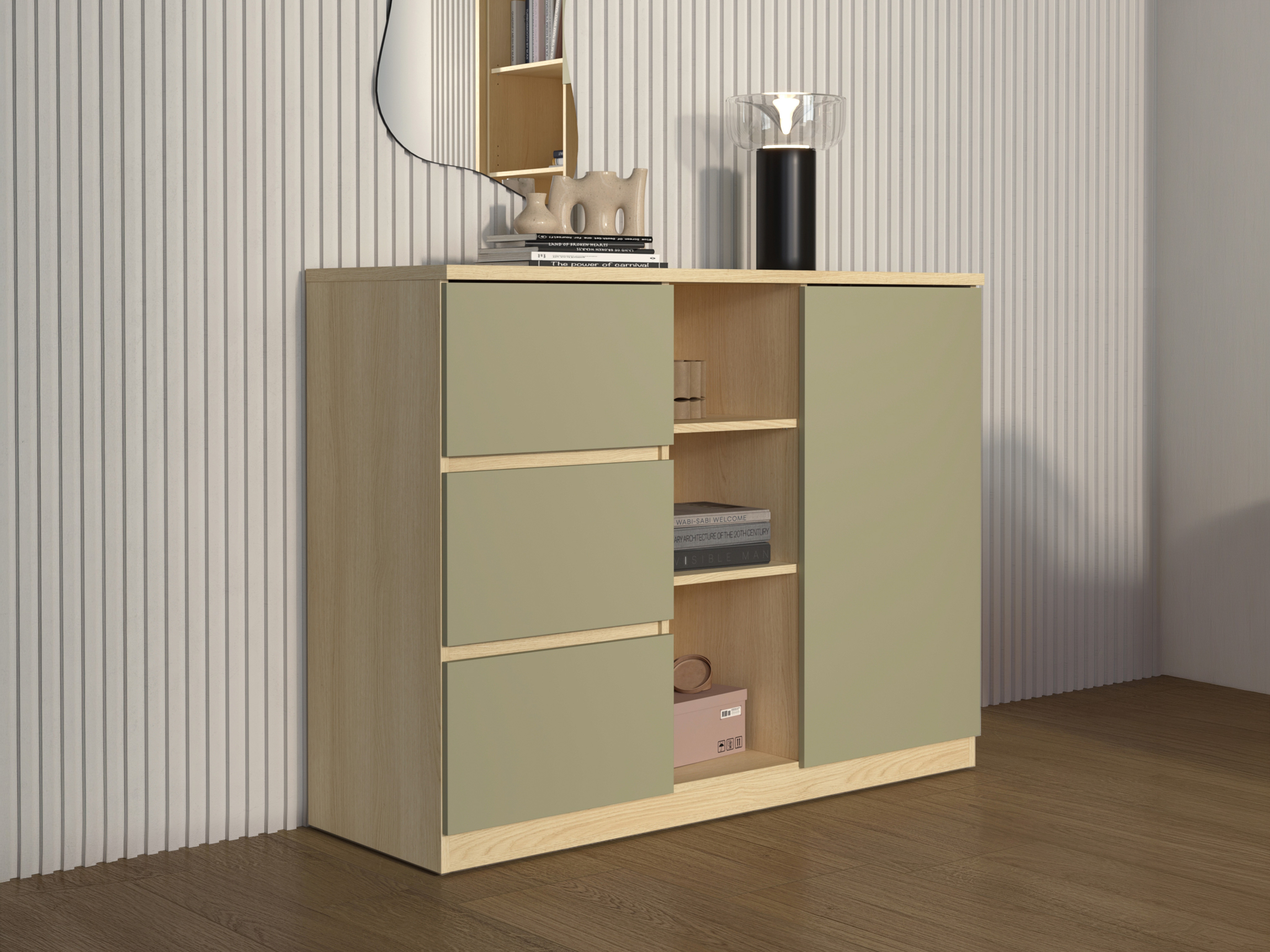 Komoda Nolcala 109 (Hrast + Eukaliptus)