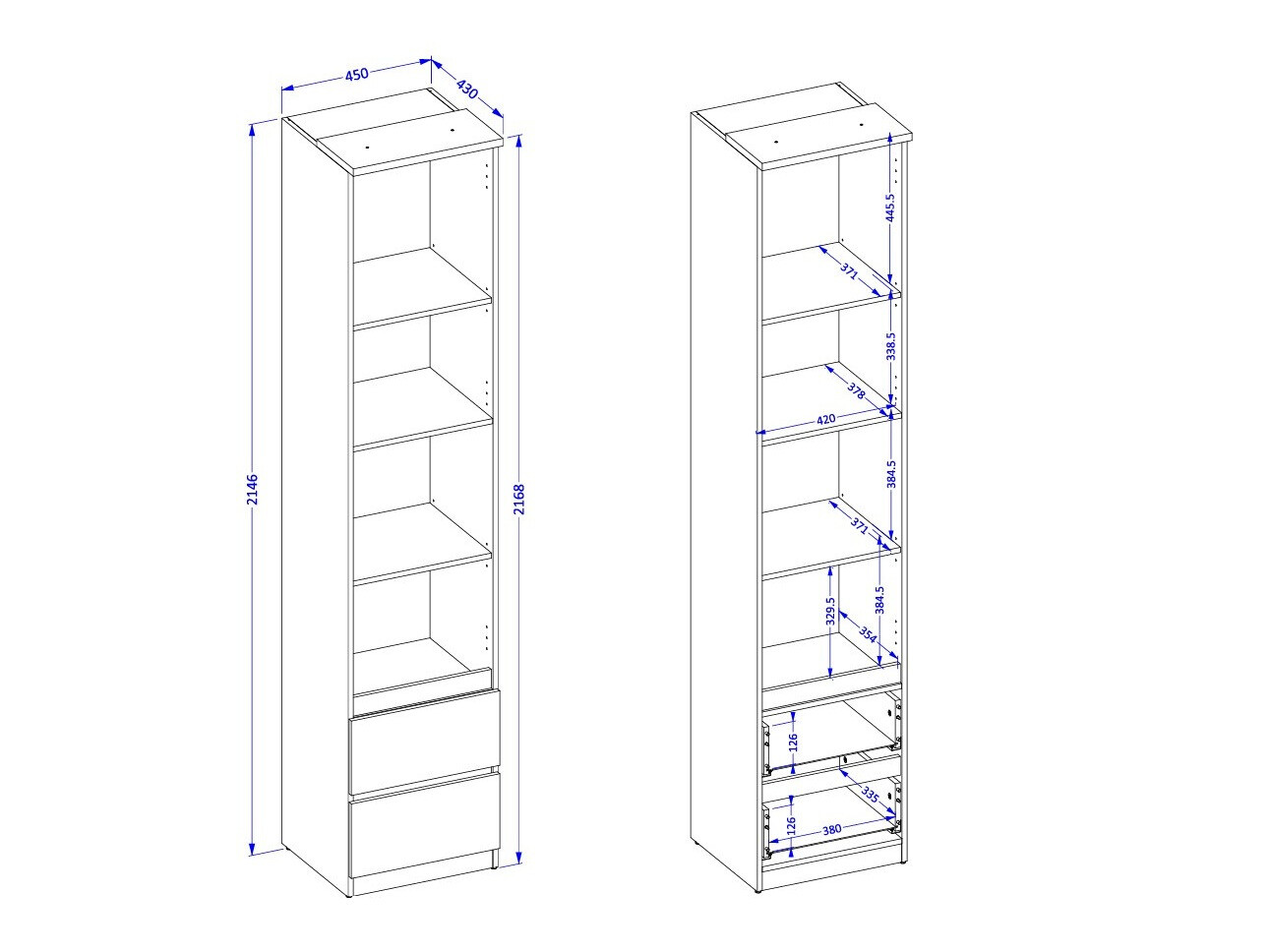 Polica Nolcala 111 (Hrast + Bež)