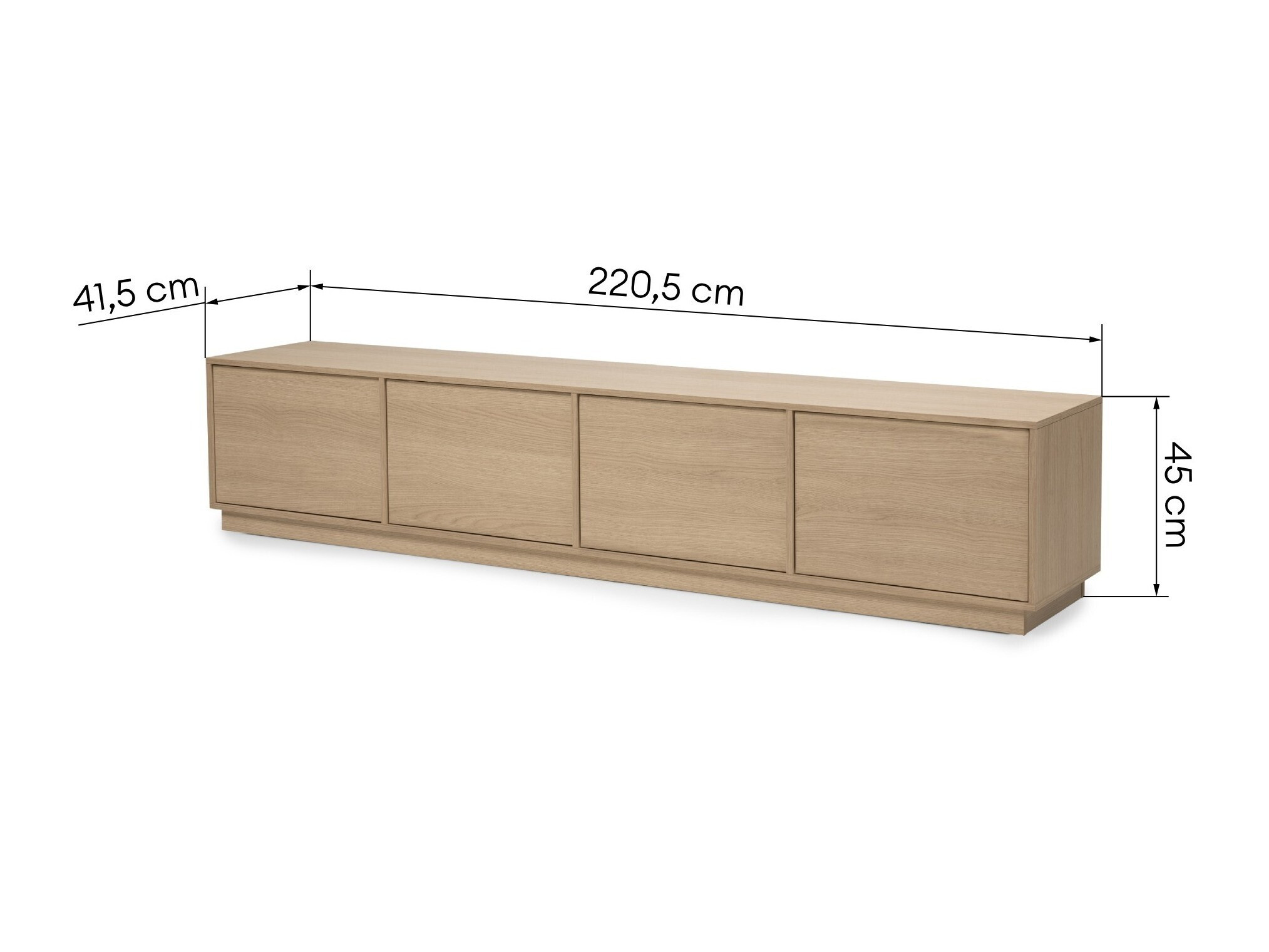 TV stol Burleson 621 (Hrast)