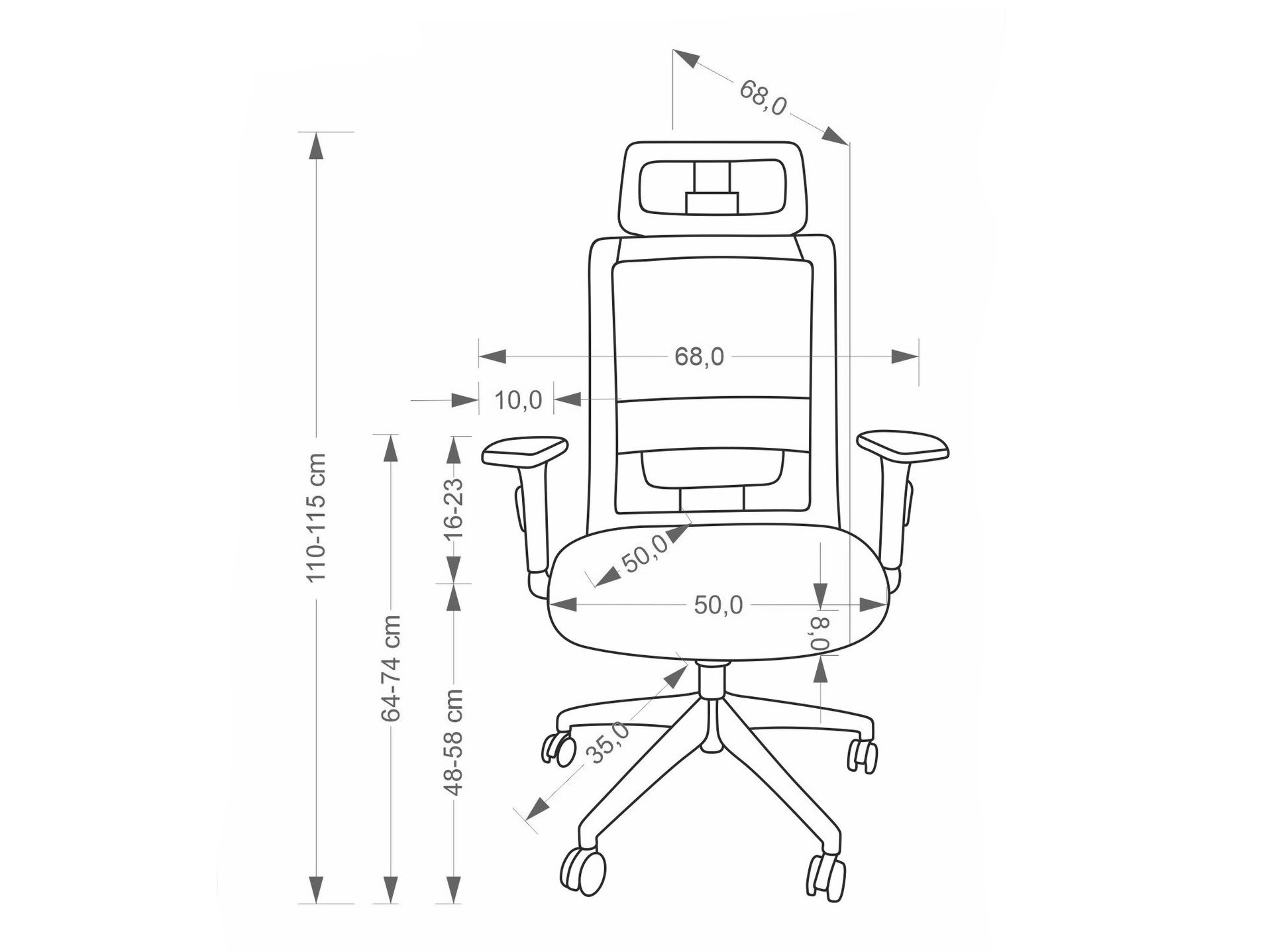 Uredska stolica Houston 2113