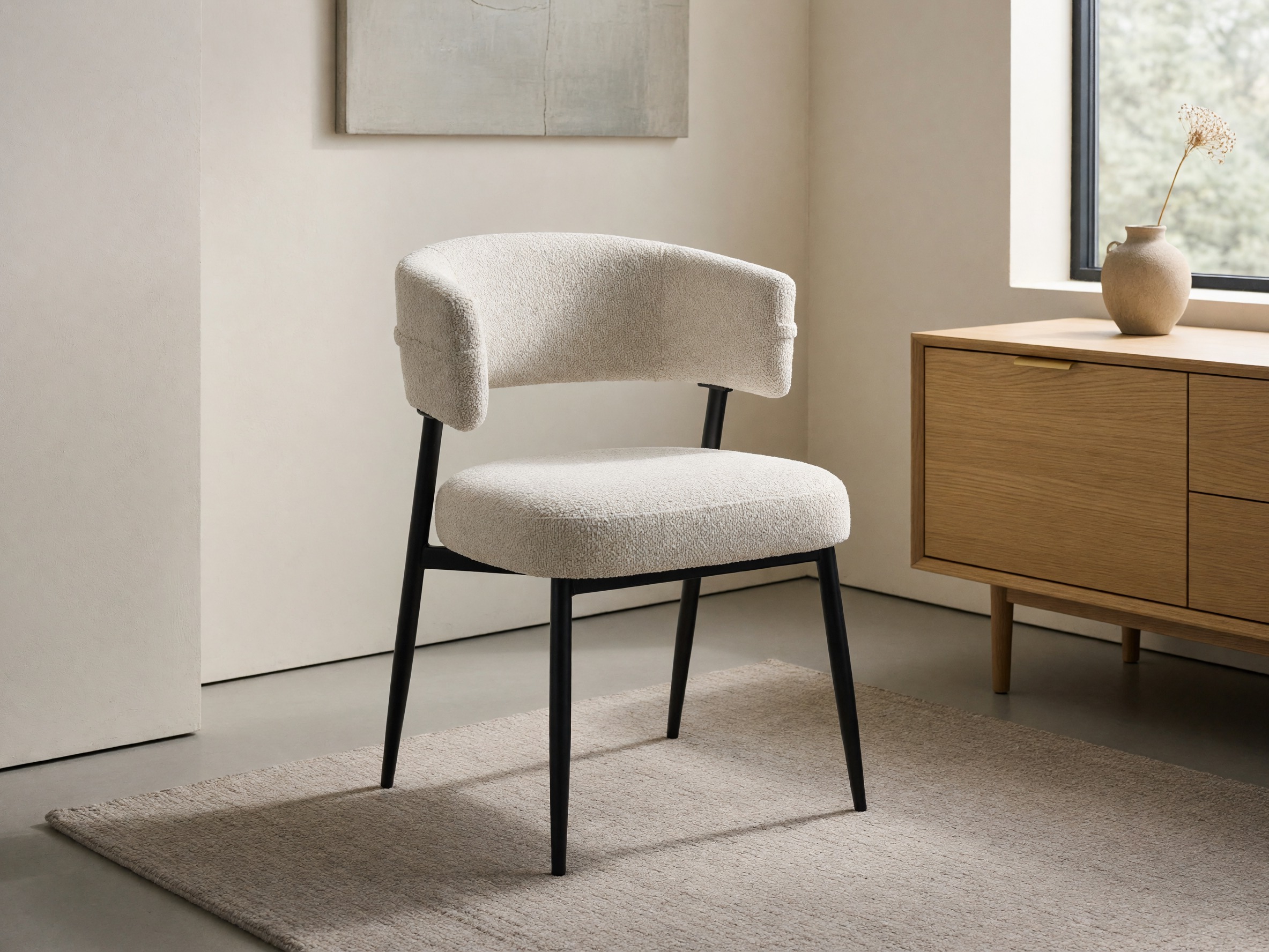 Stolica Burleson 664 (Krem)