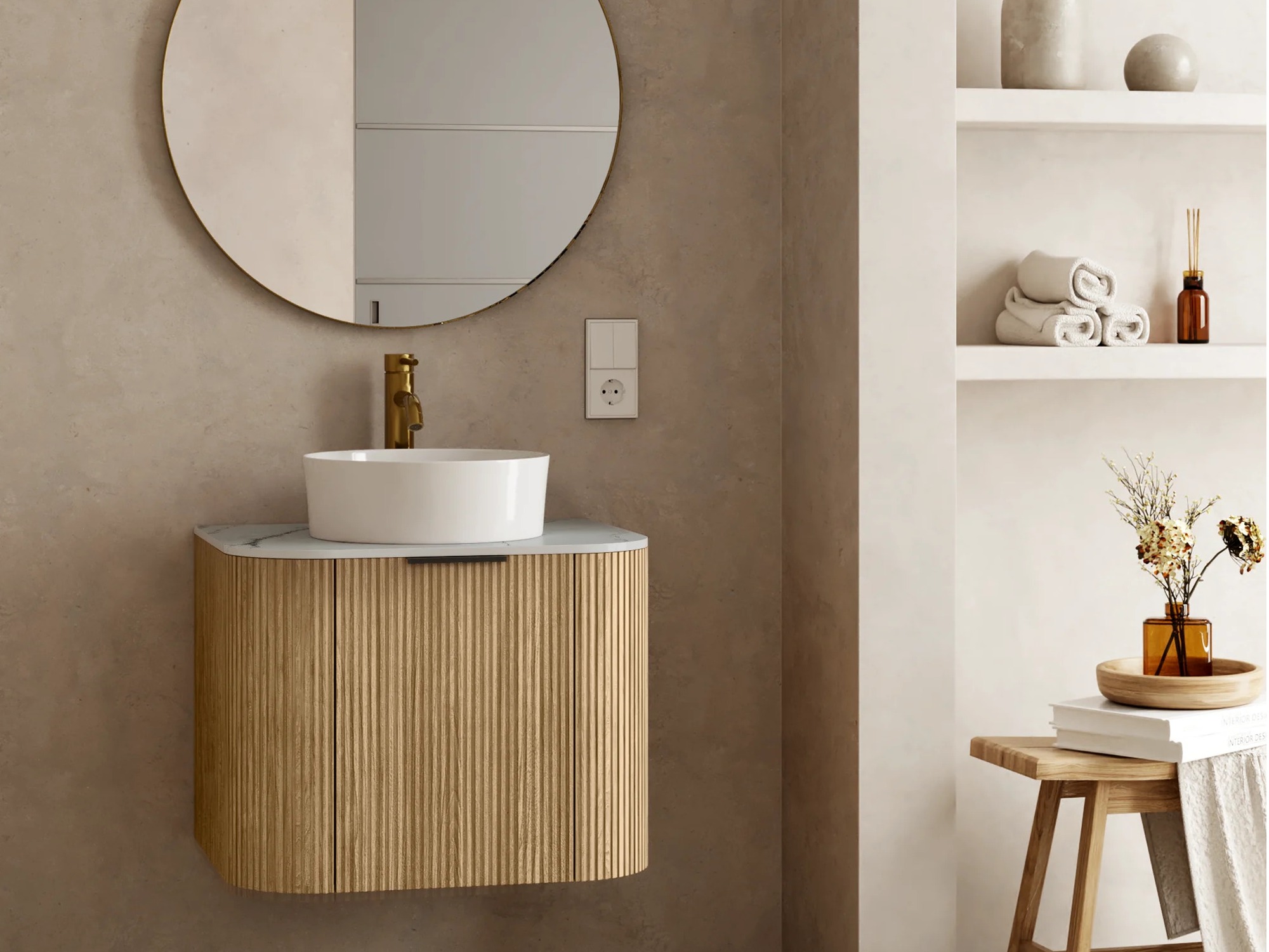 Zidni ormarić za umivaonik Burleson 624