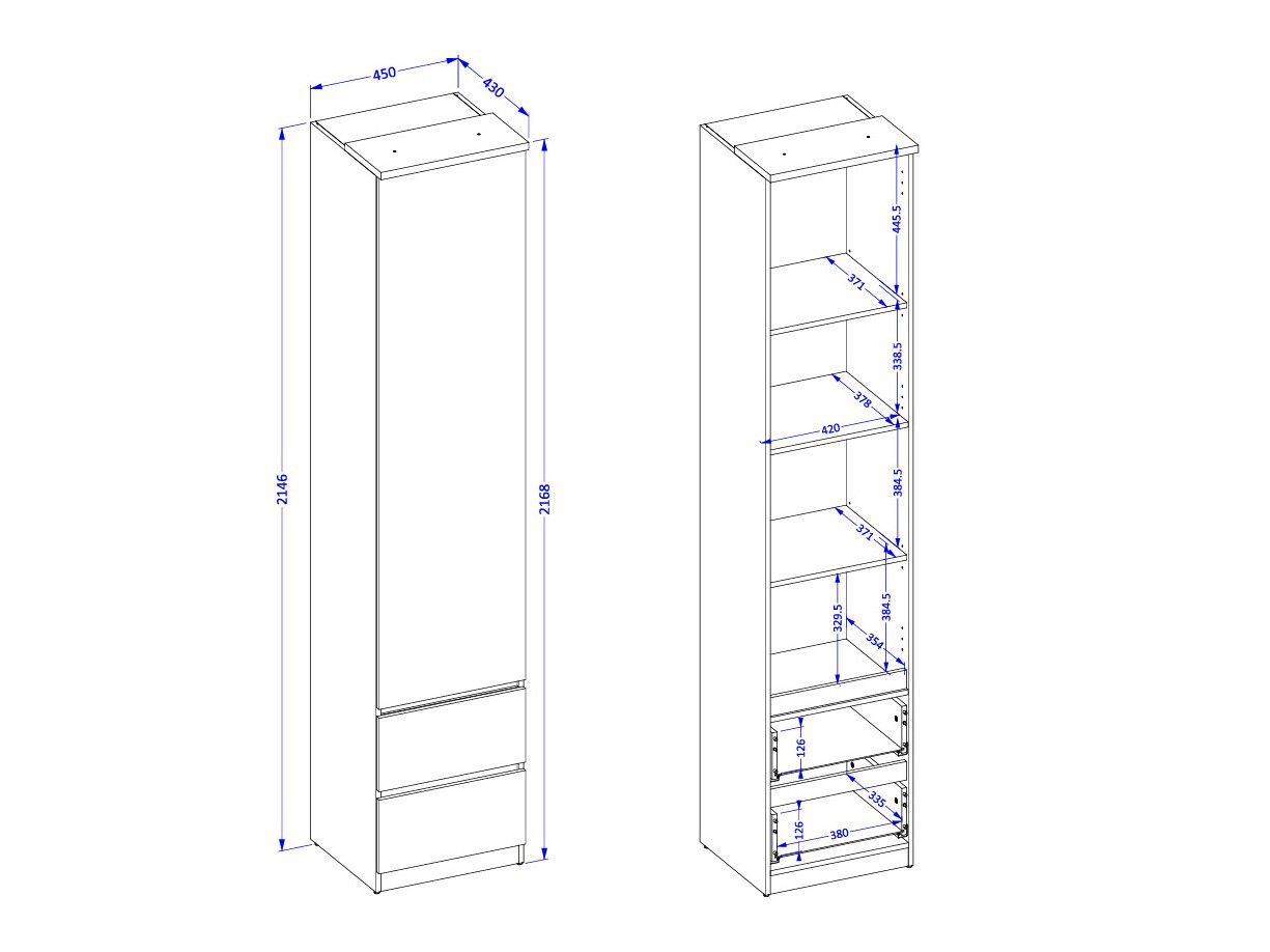 Polica Nolcala 115 (Hrast + Bež)