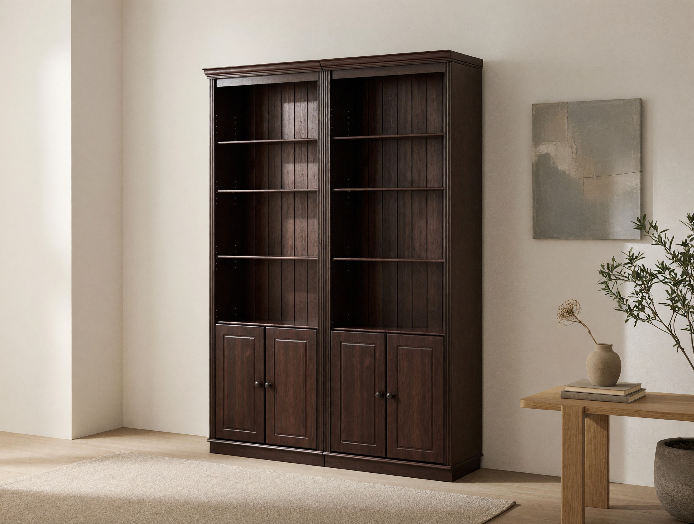 Set polica Saltoro 115 (Tamno smeđa)