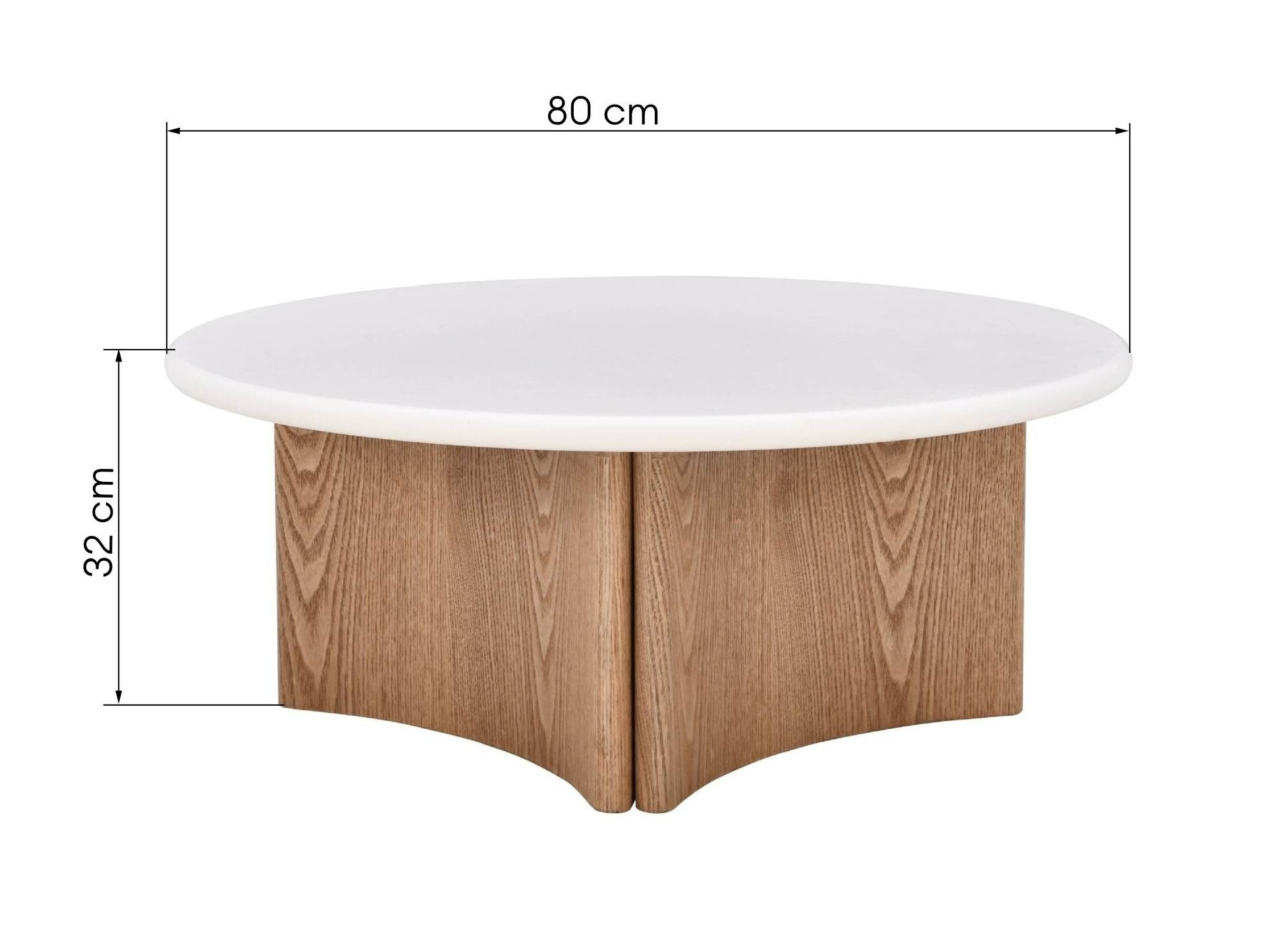 Stolić za kavu Burleson 634 (Hrast)