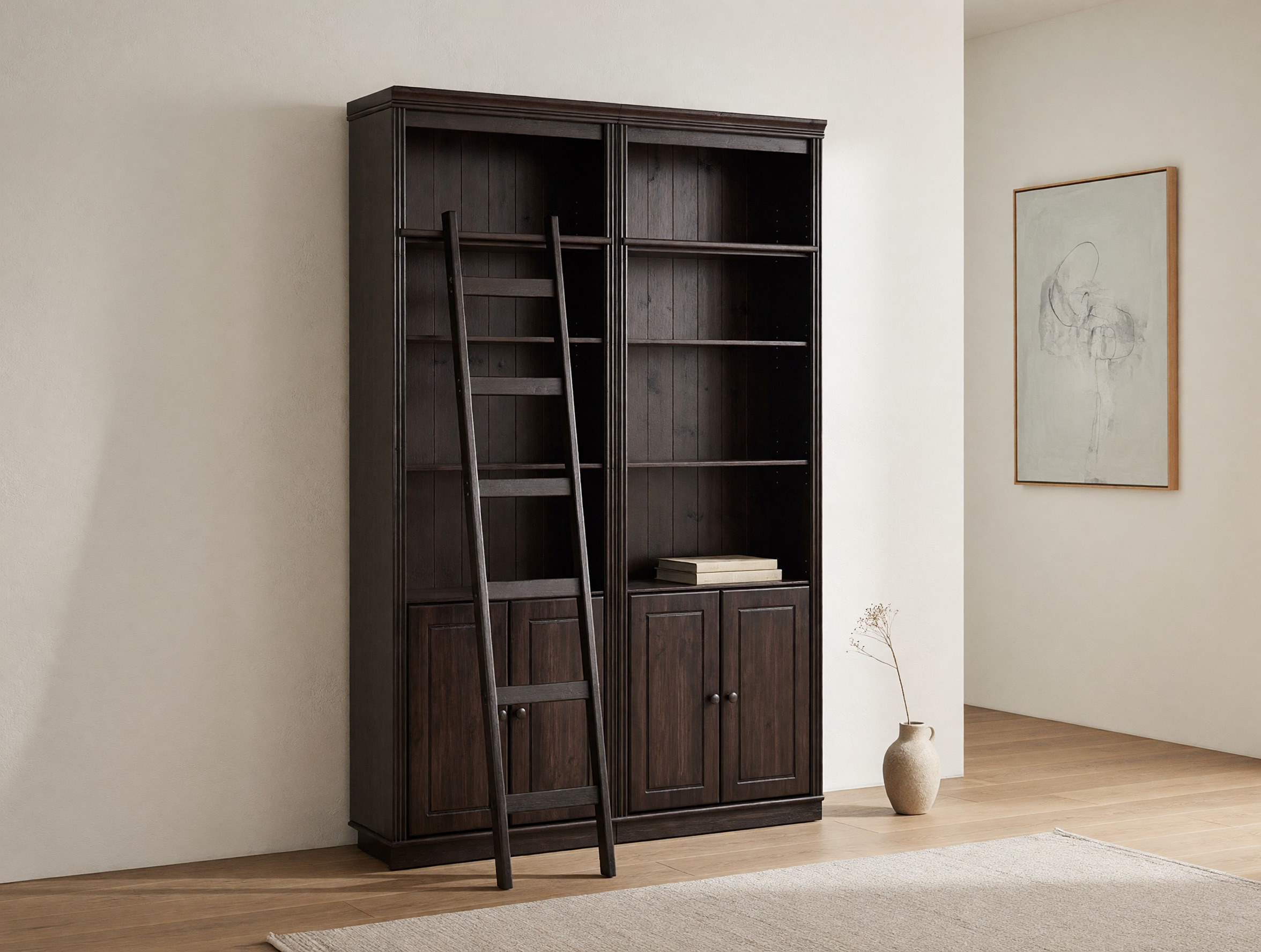 Set polica Saltoro 118 (Tamno smeđa)