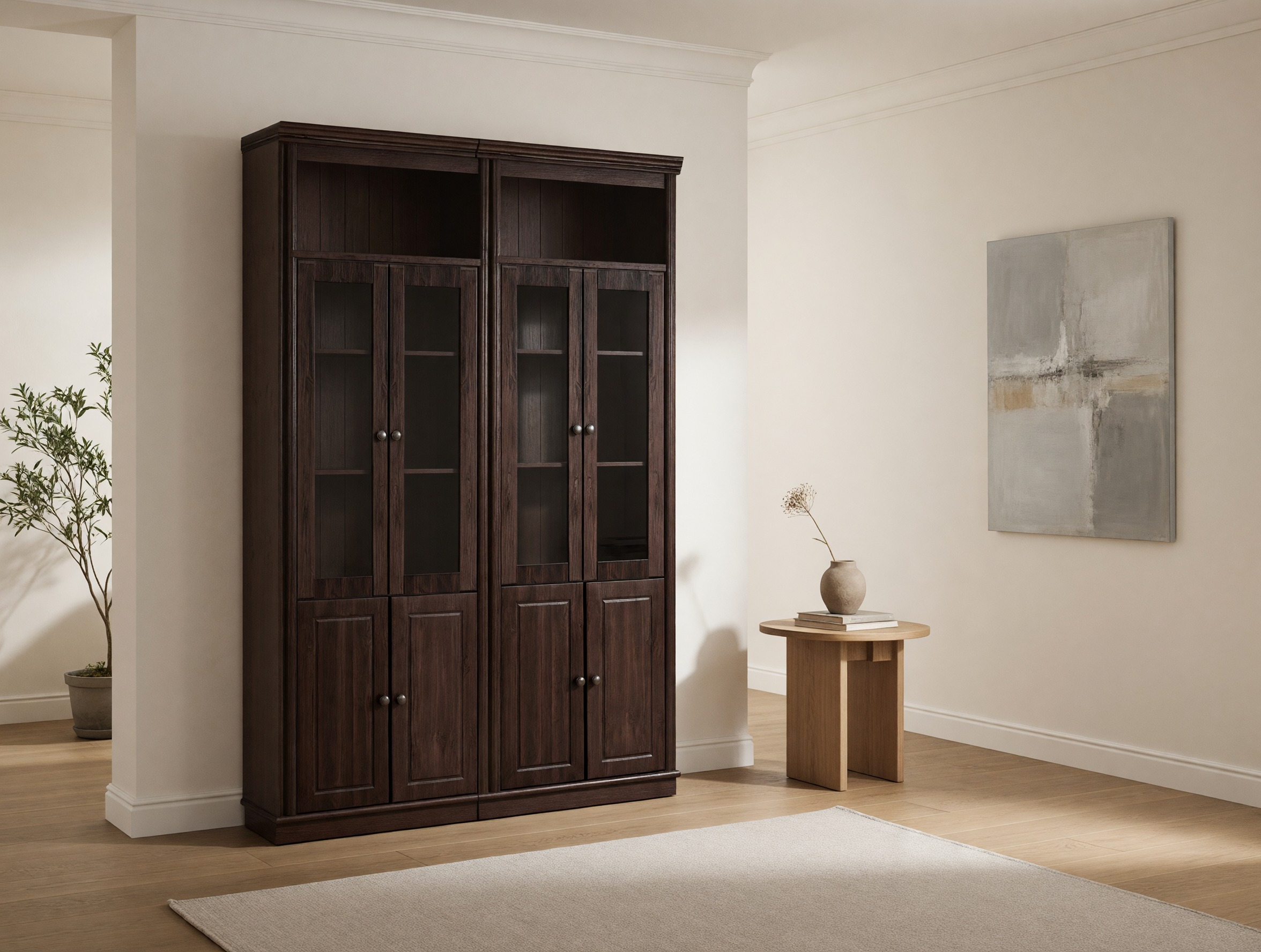 Set polica Saltoro 119 (Tamno smeđa)