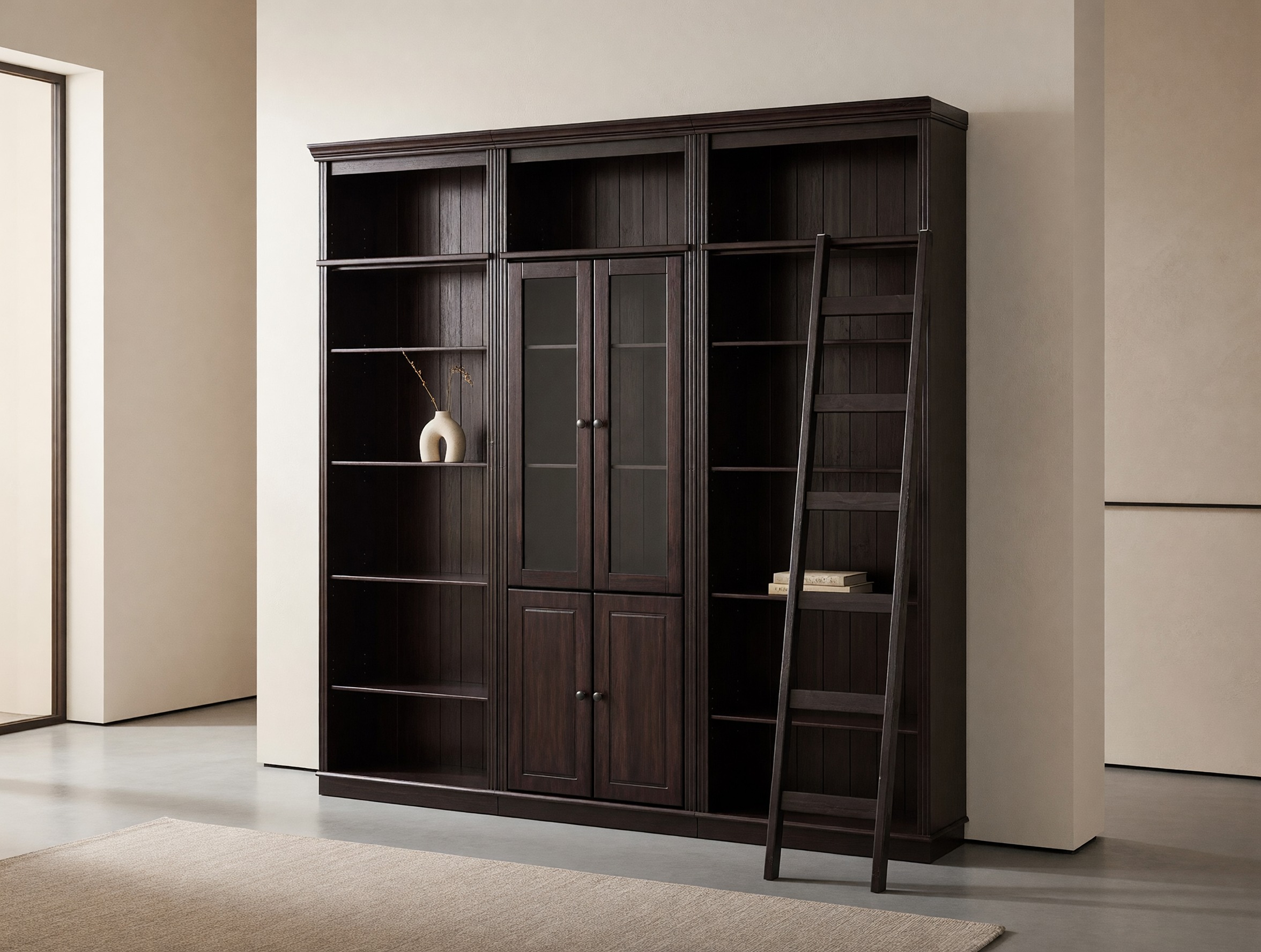 Set polica Saltoro 126 (Tamno smeđa)