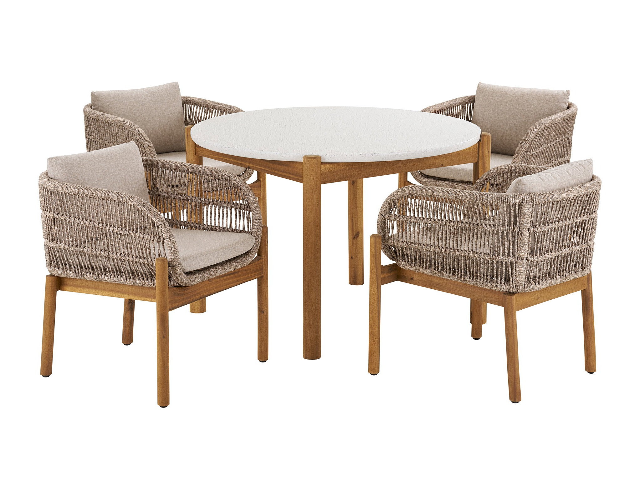 Set stola i stolica Tivevai 108