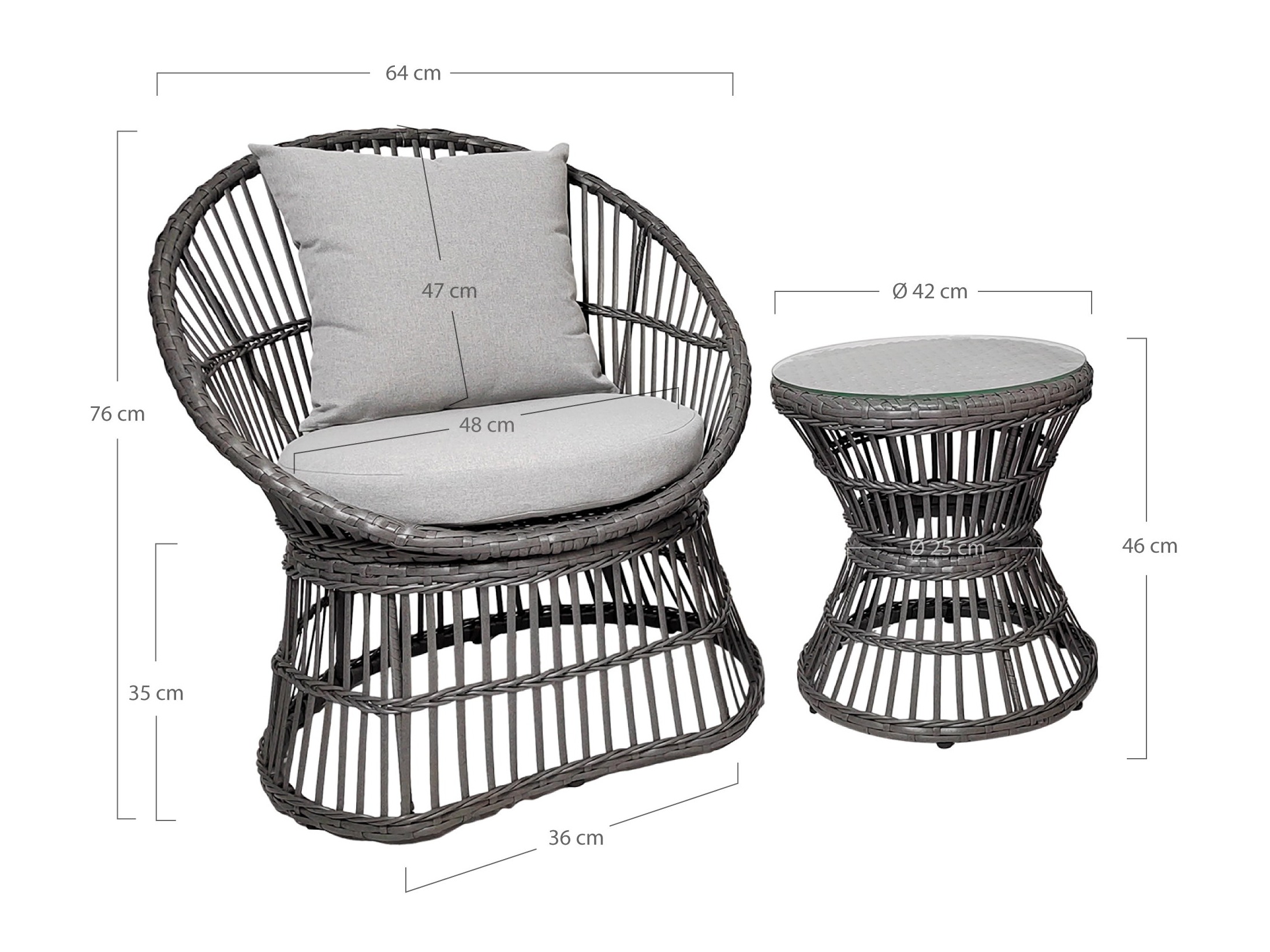 Balkonska garnitura Brea 313