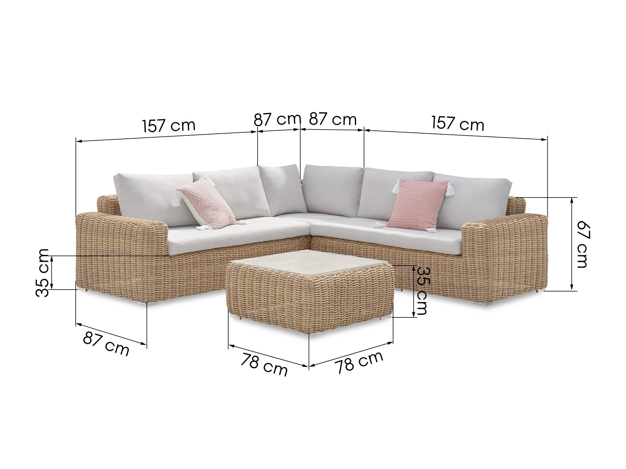 Set vrtnog namještaja Burleson 643