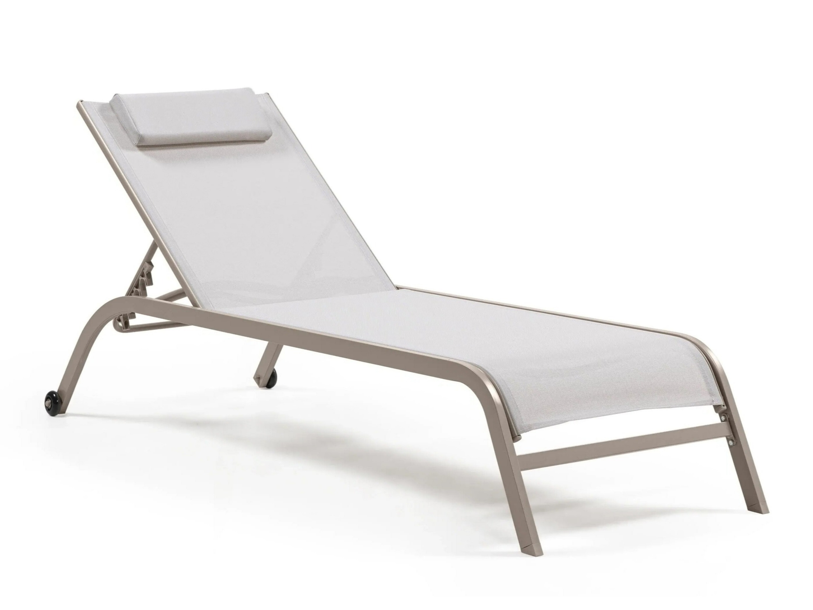 Vrtna ležaljka Burleson 641 (Svijetla Siva + Bež)