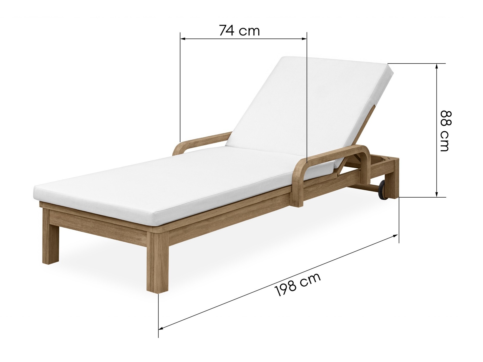 Vrtna ležaljka Burleson 645