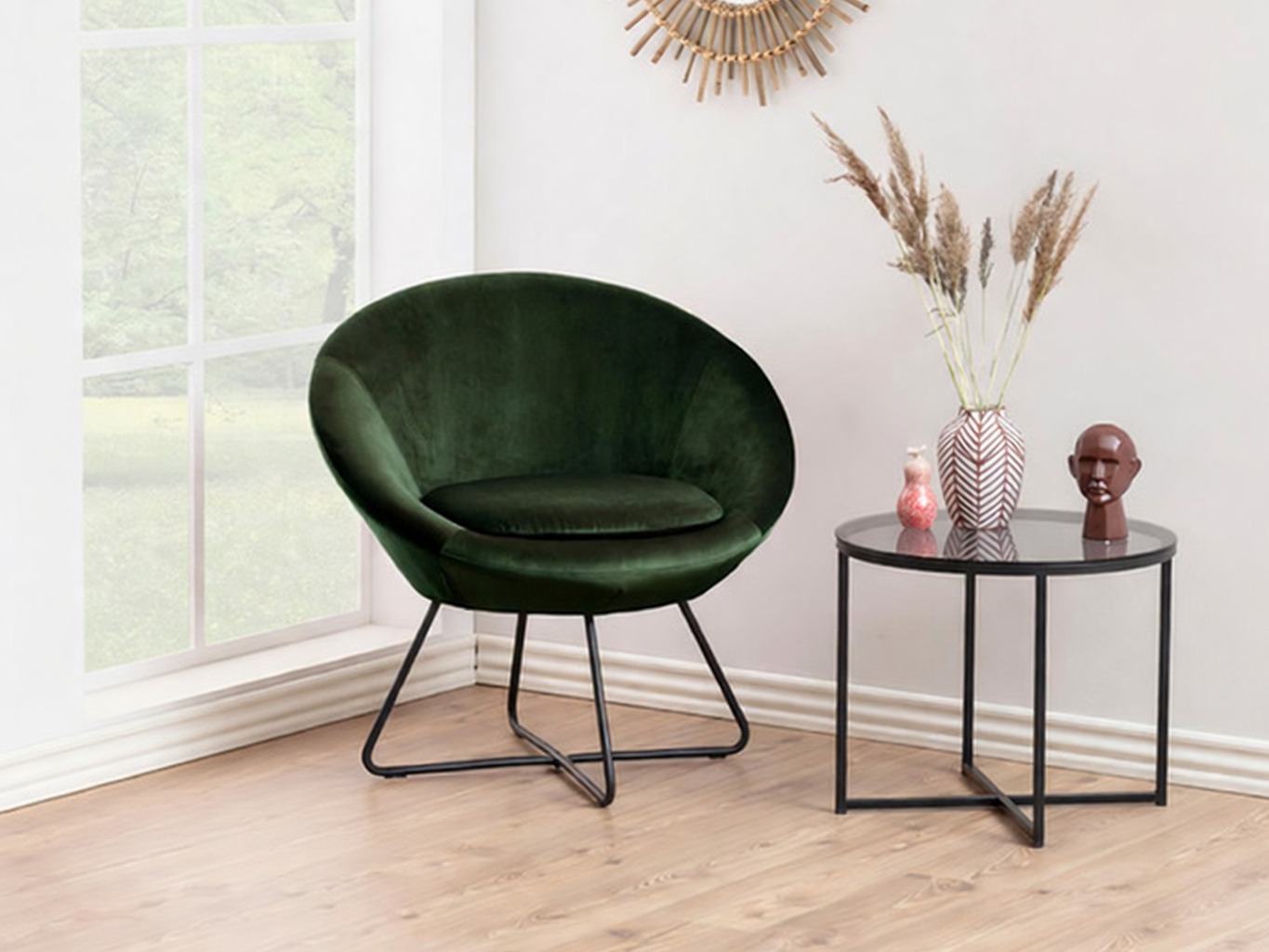 Fotelja Norsica 245 (Tamnozelena + Crna)