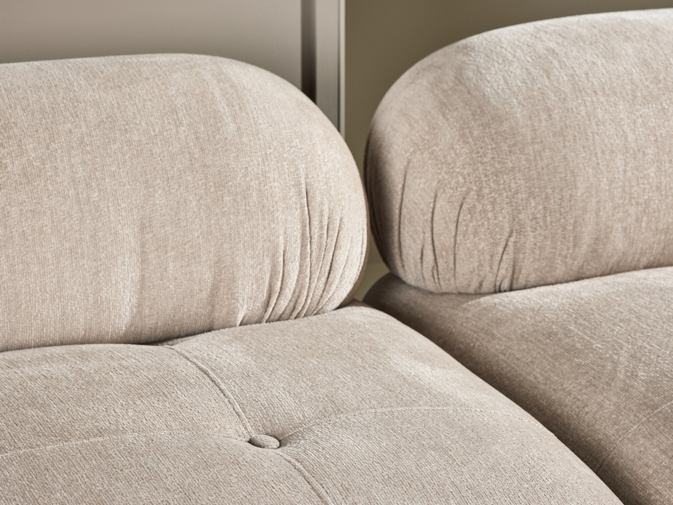 Modularan kauč Evardale 104 (Bež + Srebrna)