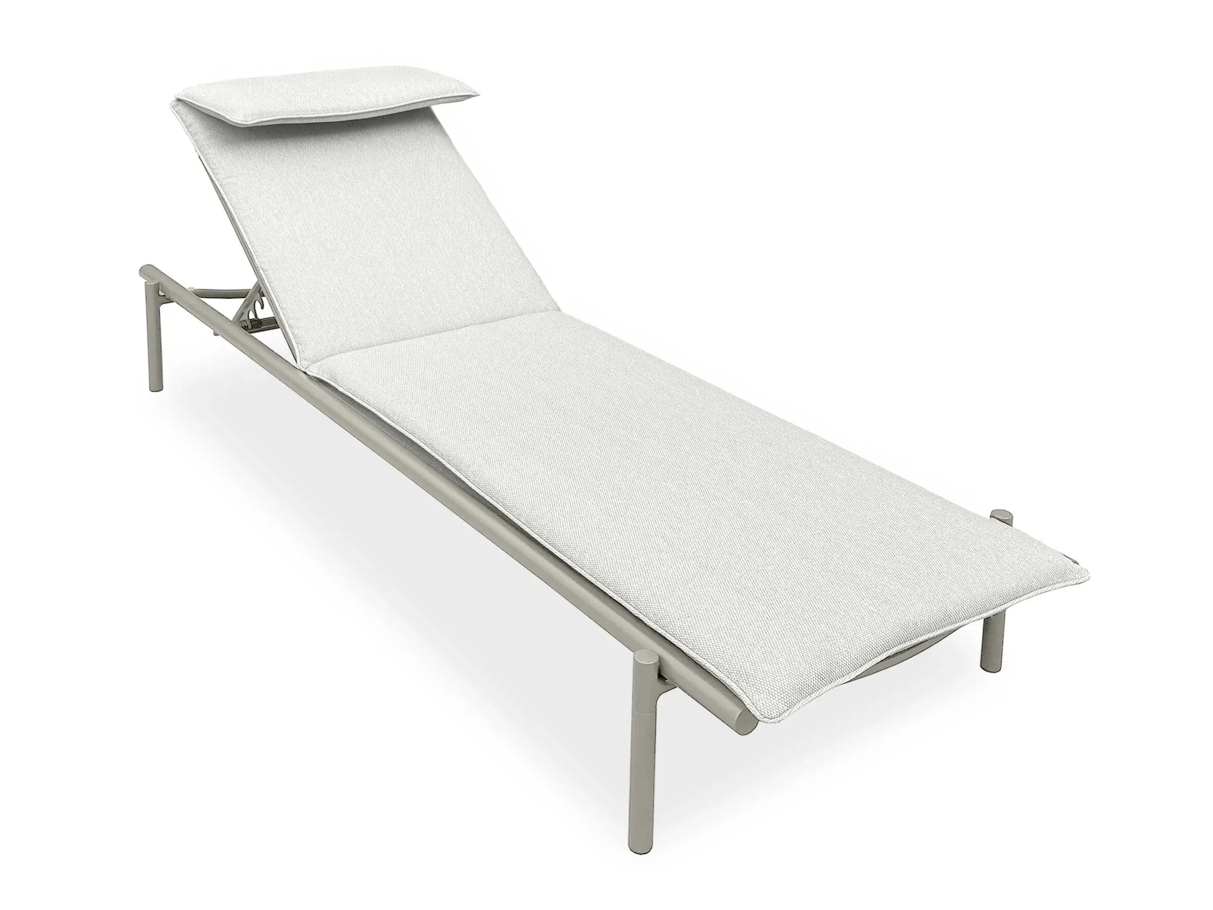 Vrtna ležaljka Burleson 653 (Svijetlo siva + Svijetlo bež)