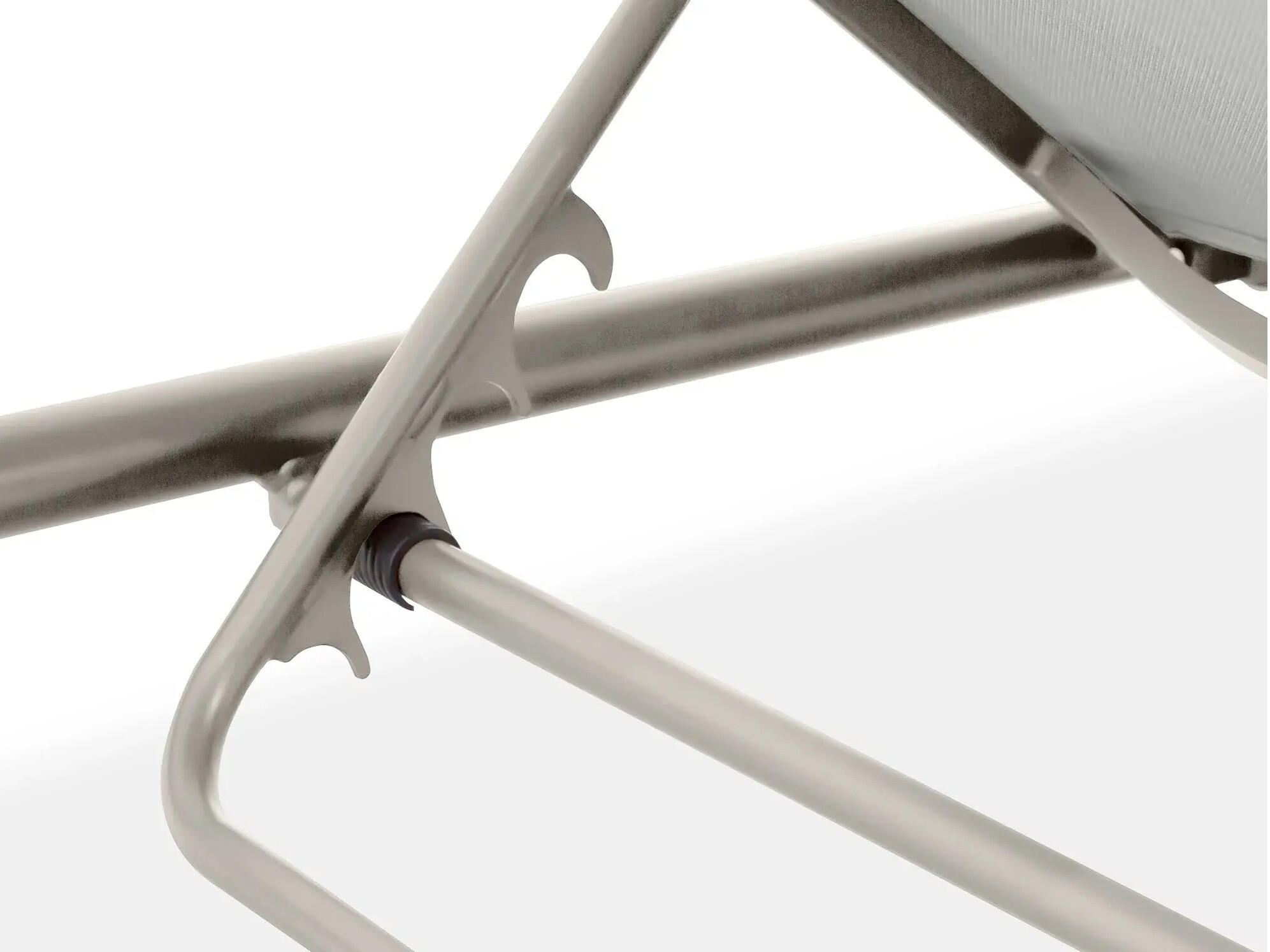 Vrtna ležaljka Burleson 653 (Svijetlo siva + Svijetlo bež)