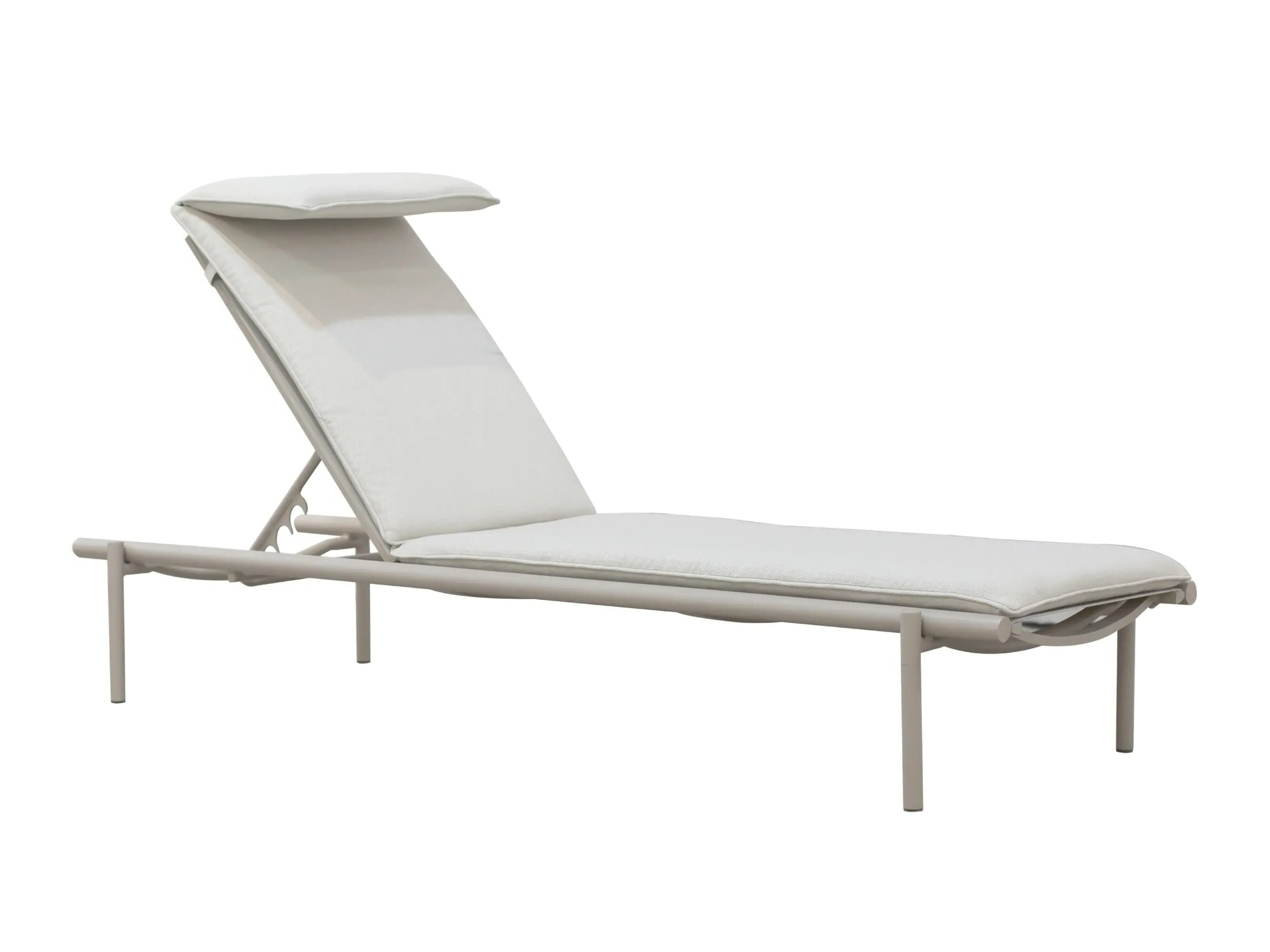 Vrtna ležaljka Burleson 653 (Svijetlo siva + Svijetlo bež)