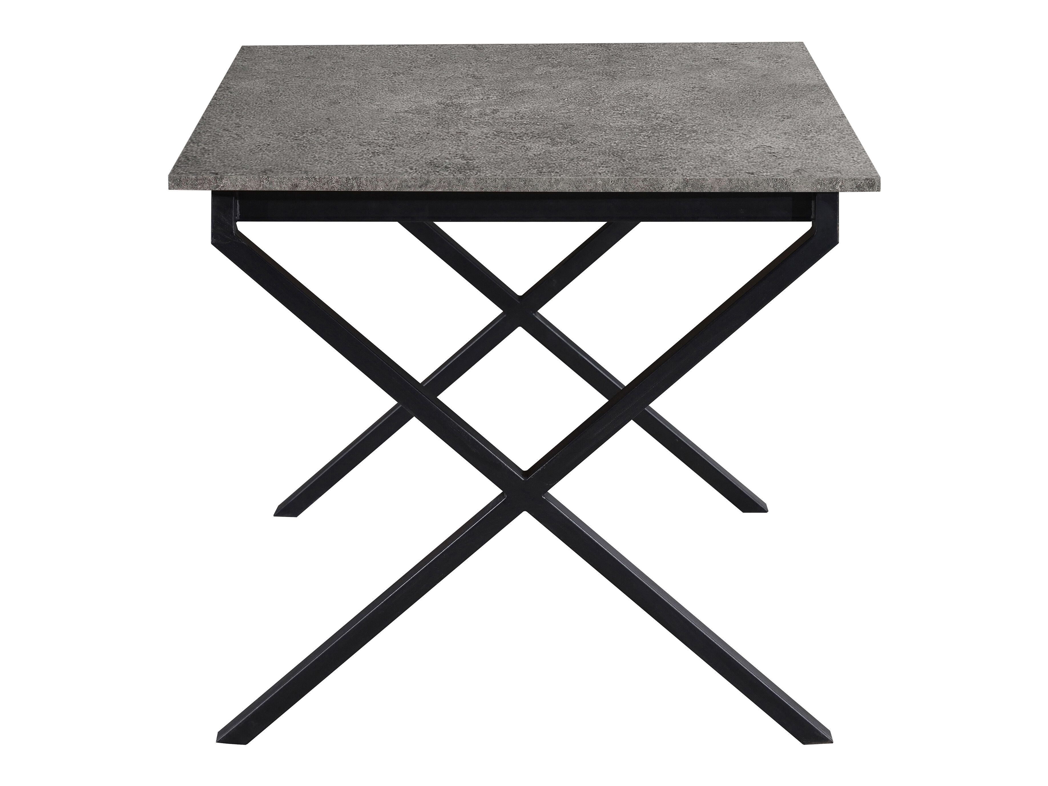 Stol Denton 1554 (Crna + Boja betona)