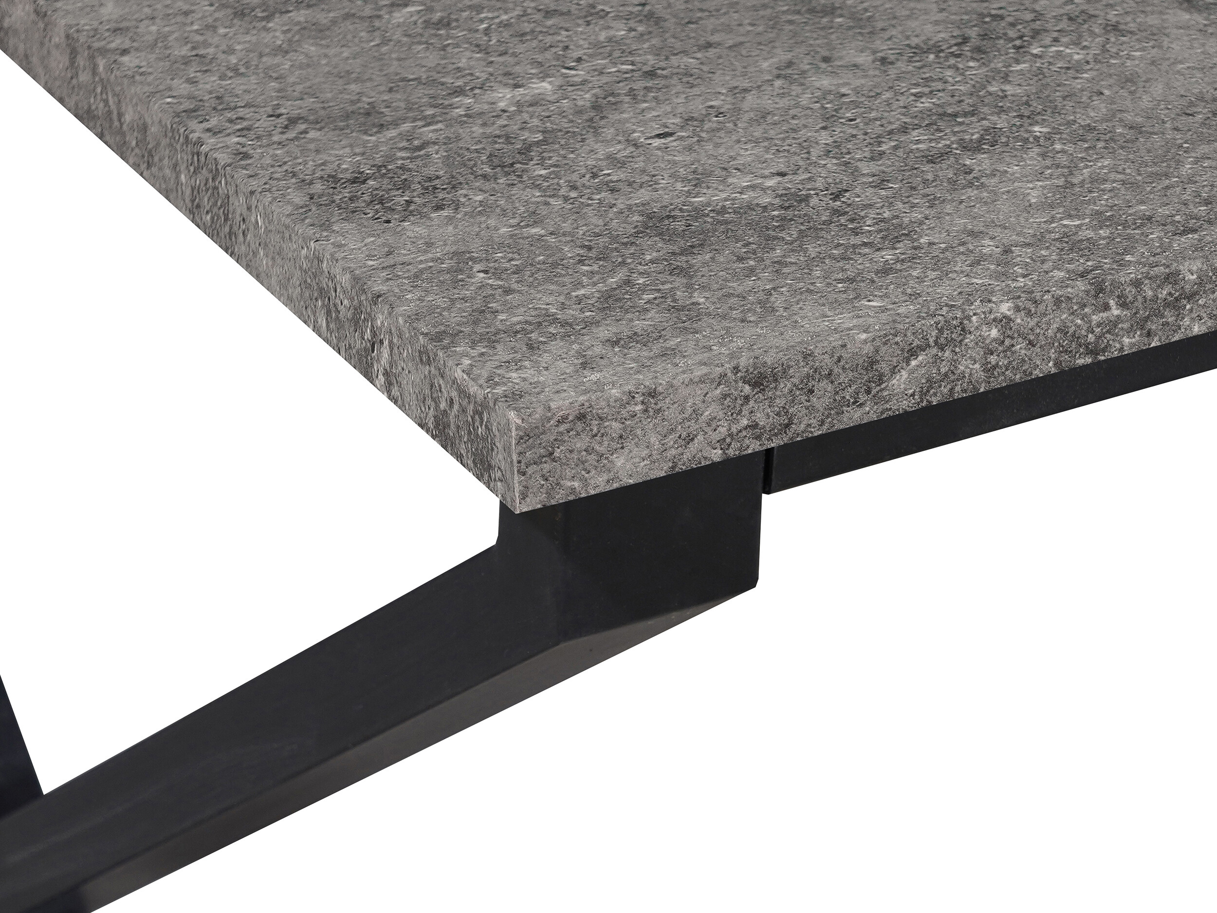 Stol Denton 1554 (Crna + Boja betona)