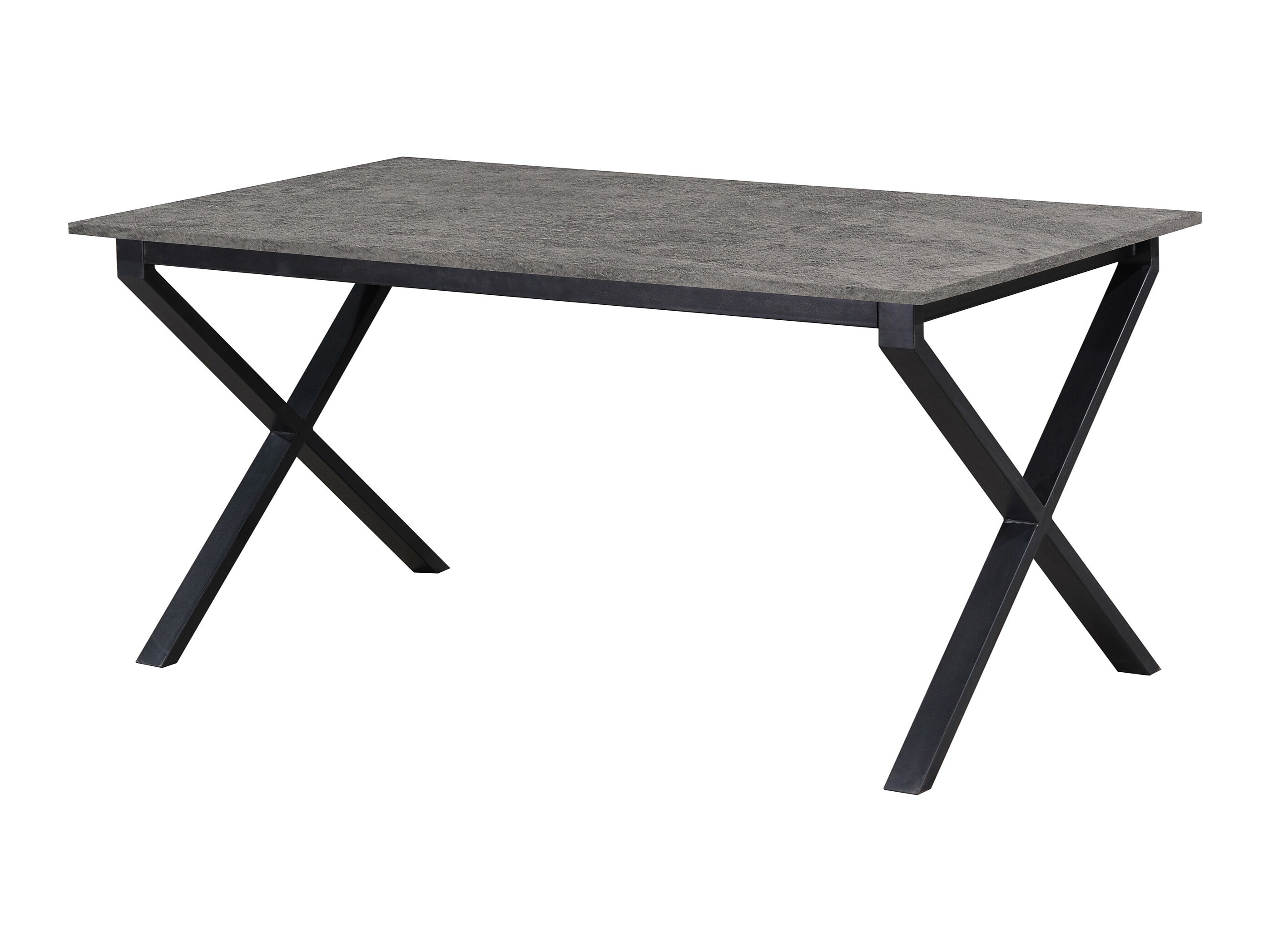 Stol Denton 1555 (Crna + Boja betona)
