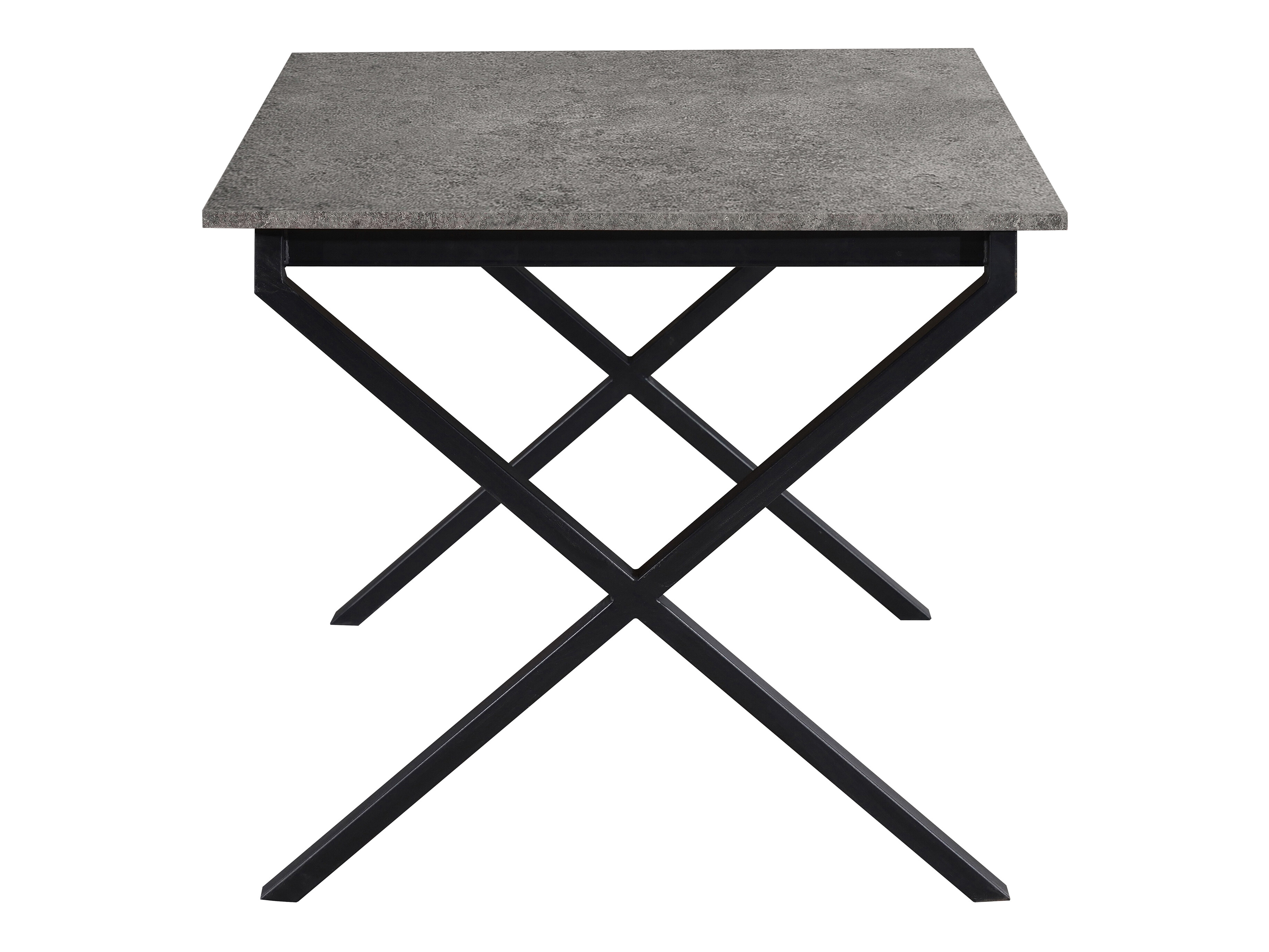 Stol Denton 1555 (Crna + Boja betona)