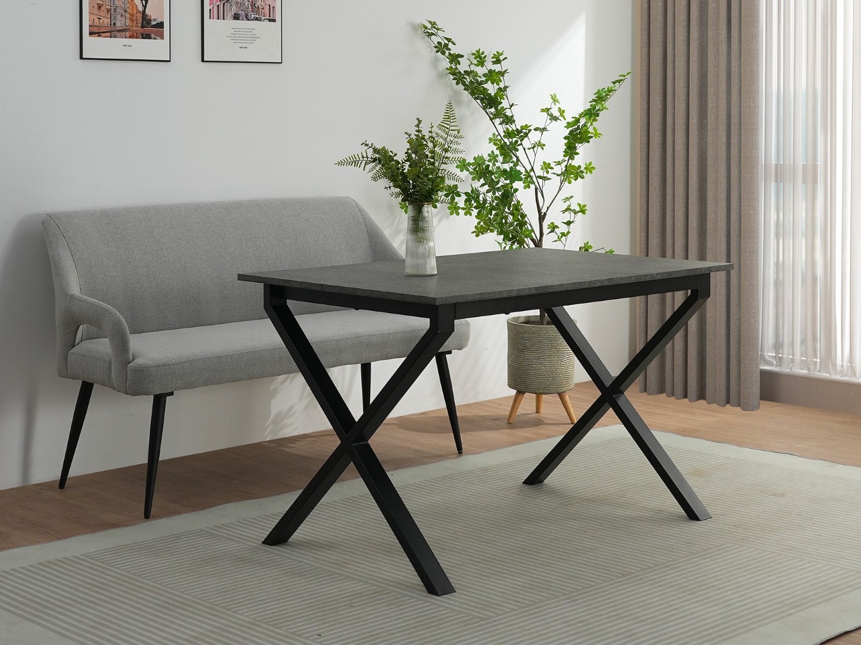 Tapecirana klupa Denton 1556