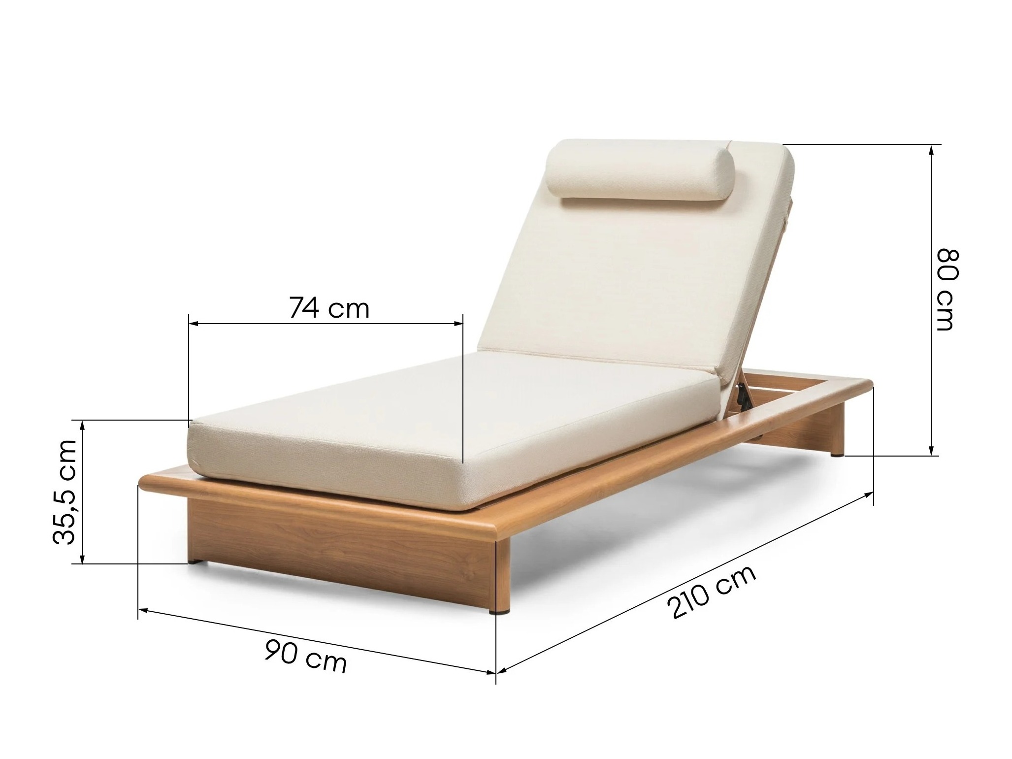 Vrtna ležaljka Burleson 657