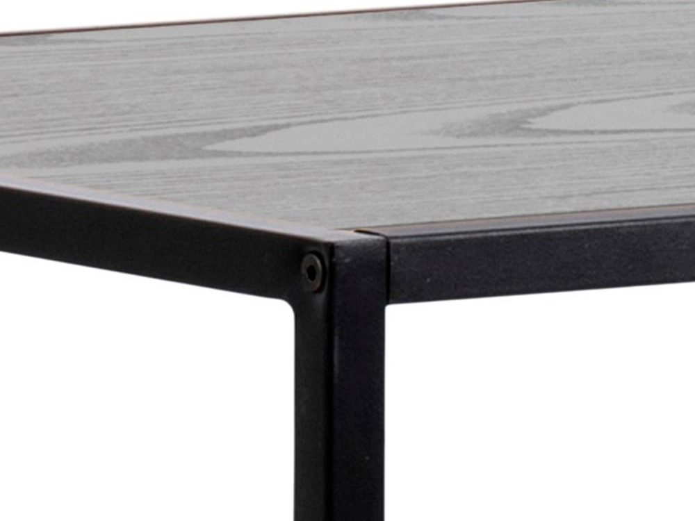 Barski stol Norsica Sevferi 162 (Crna + Tamni jasen)