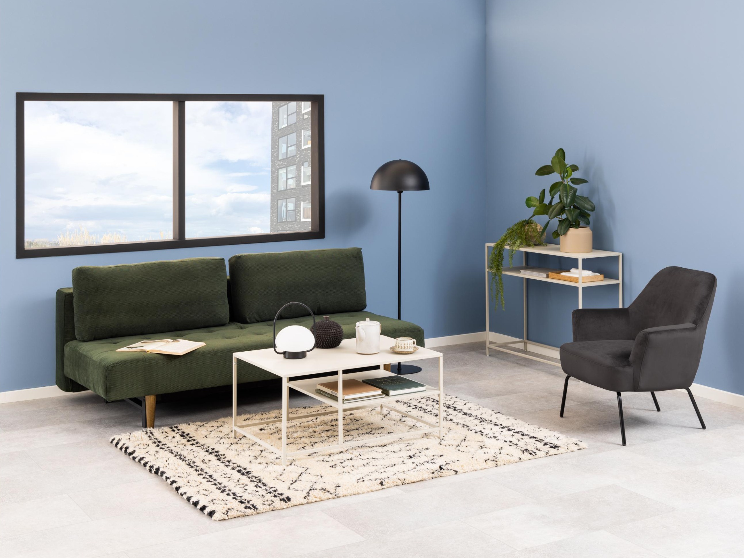 Kauč na razvlačenje Norsica 491 (Tamnozelena)