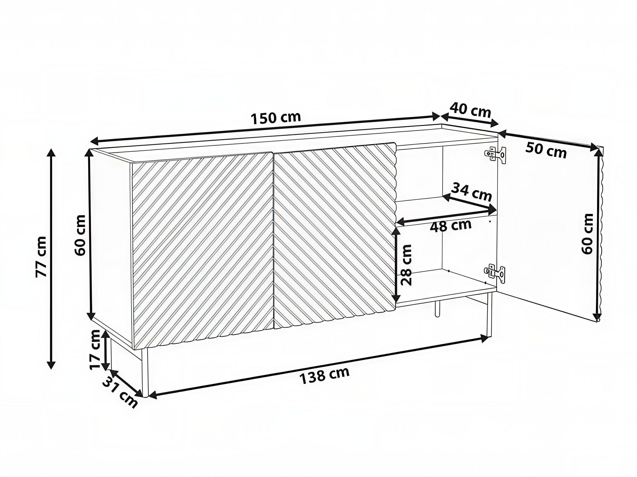 Ormarić Berwyn 3251