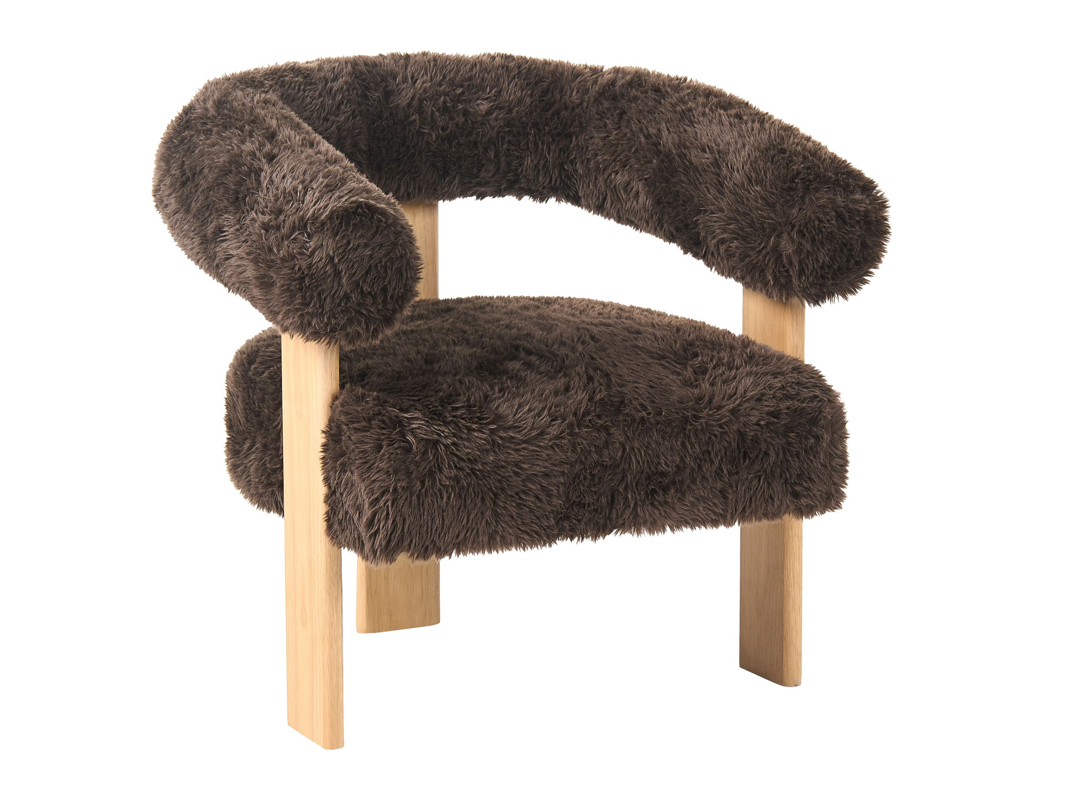 Fotelja Berwyn 3264 (Tamno smeđa + Svijetlo smeđa)