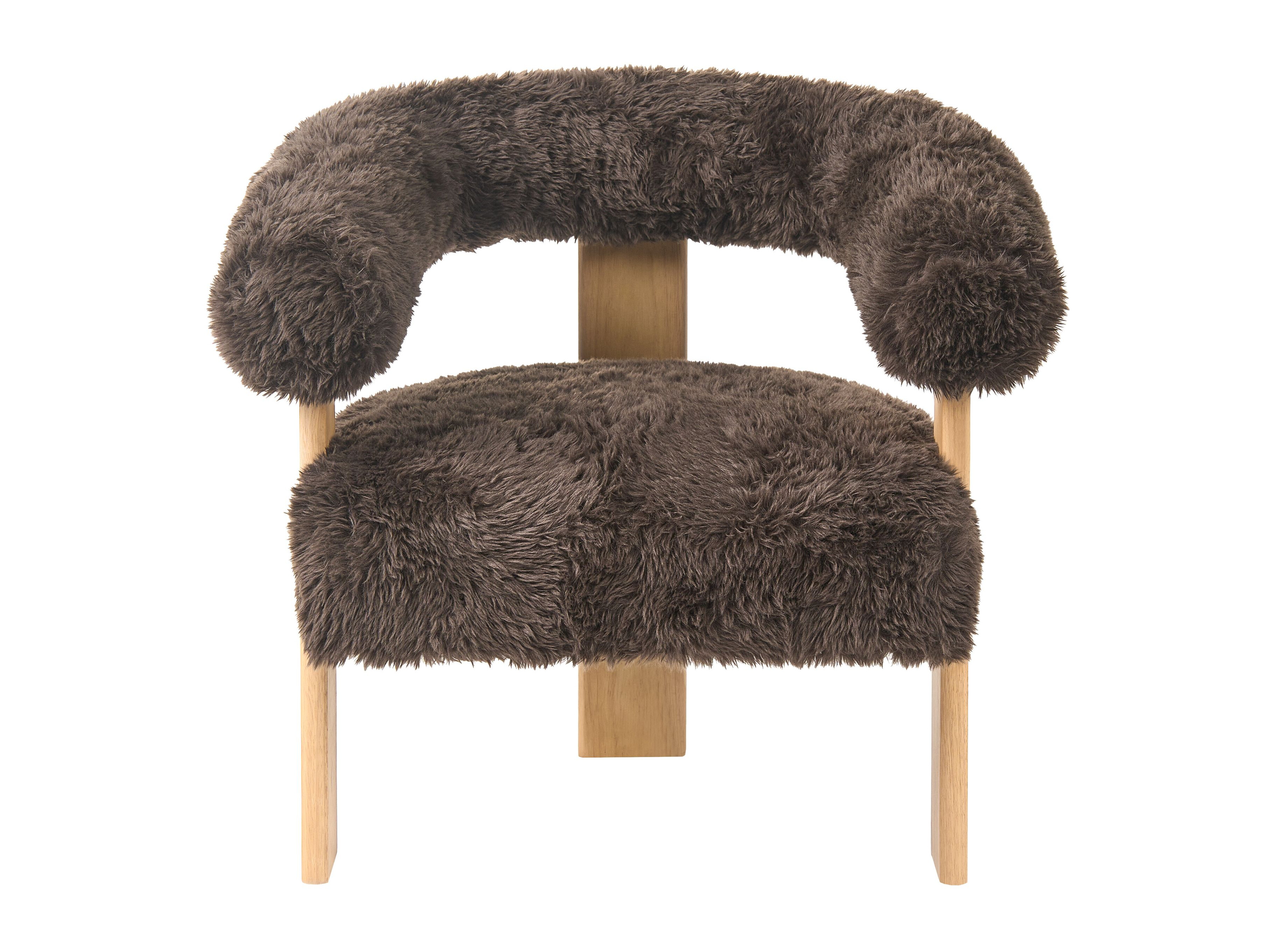 Fotelja Berwyn 3264 (Tamno smeđa + Svijetlo smeđa)